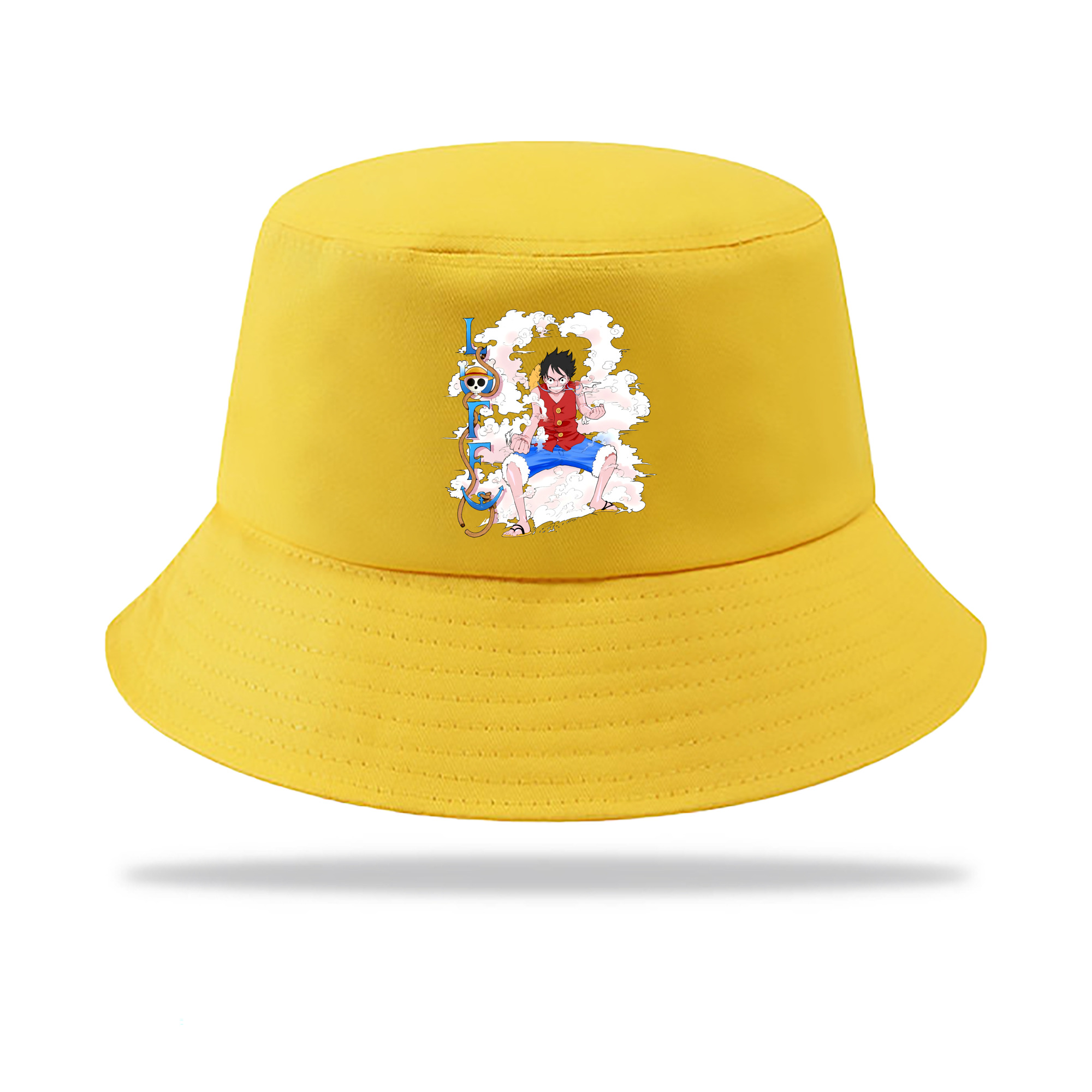 ワンピース モンキー・D・ルフィ ONE PIECE Monkey D. Luffy アウトドア日除けバケットハット