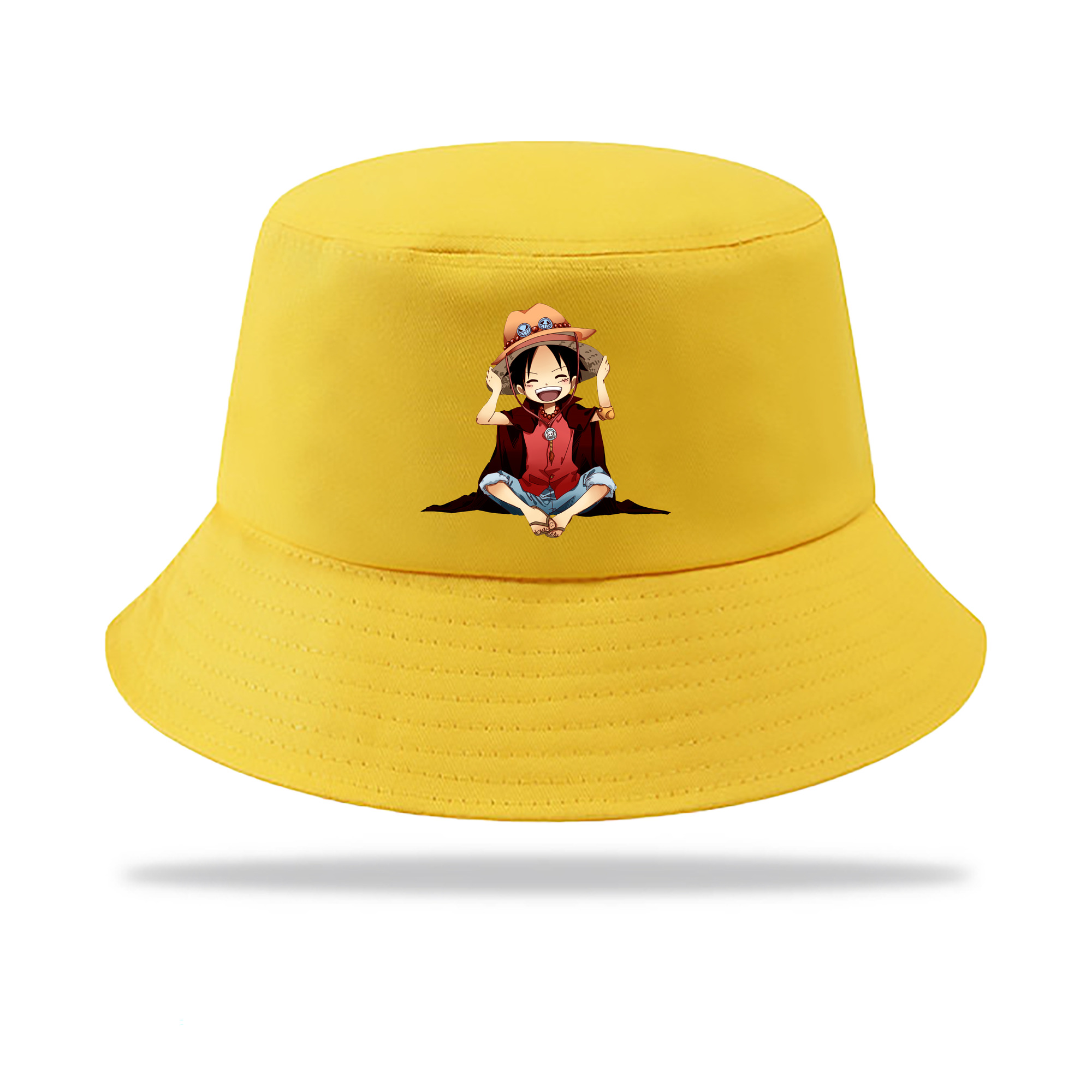 ワンピース モンキー・D・ルフィ ONE PIECE Monkey D. Luffy アウトドア日除けバケットハット