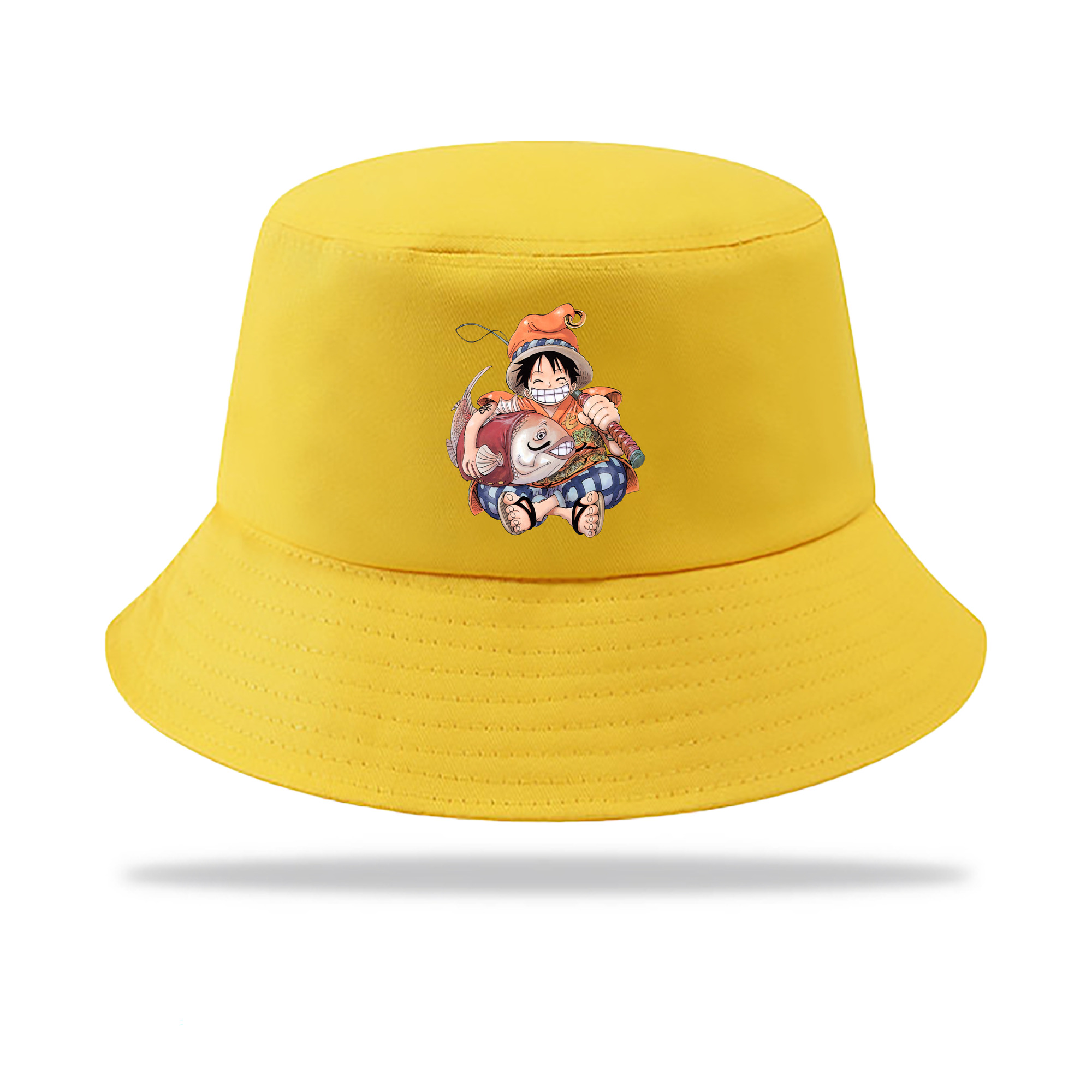 ワンピース モンキー・D・ルフィ ONE PIECE Monkey D. Luffy アウトドア日除けバケットハット
