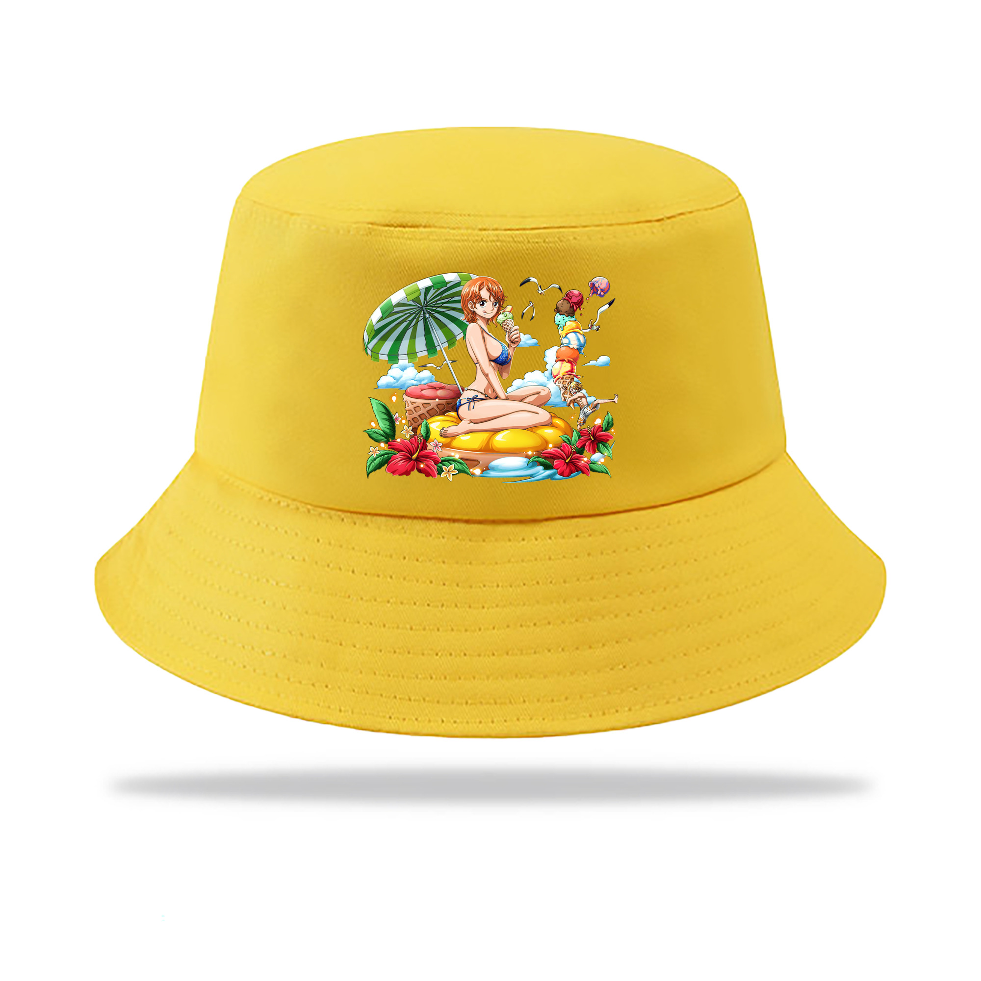 （画像用） ワンピース ナミ ONE PIECE Nami アウトドア日除けバケットハット