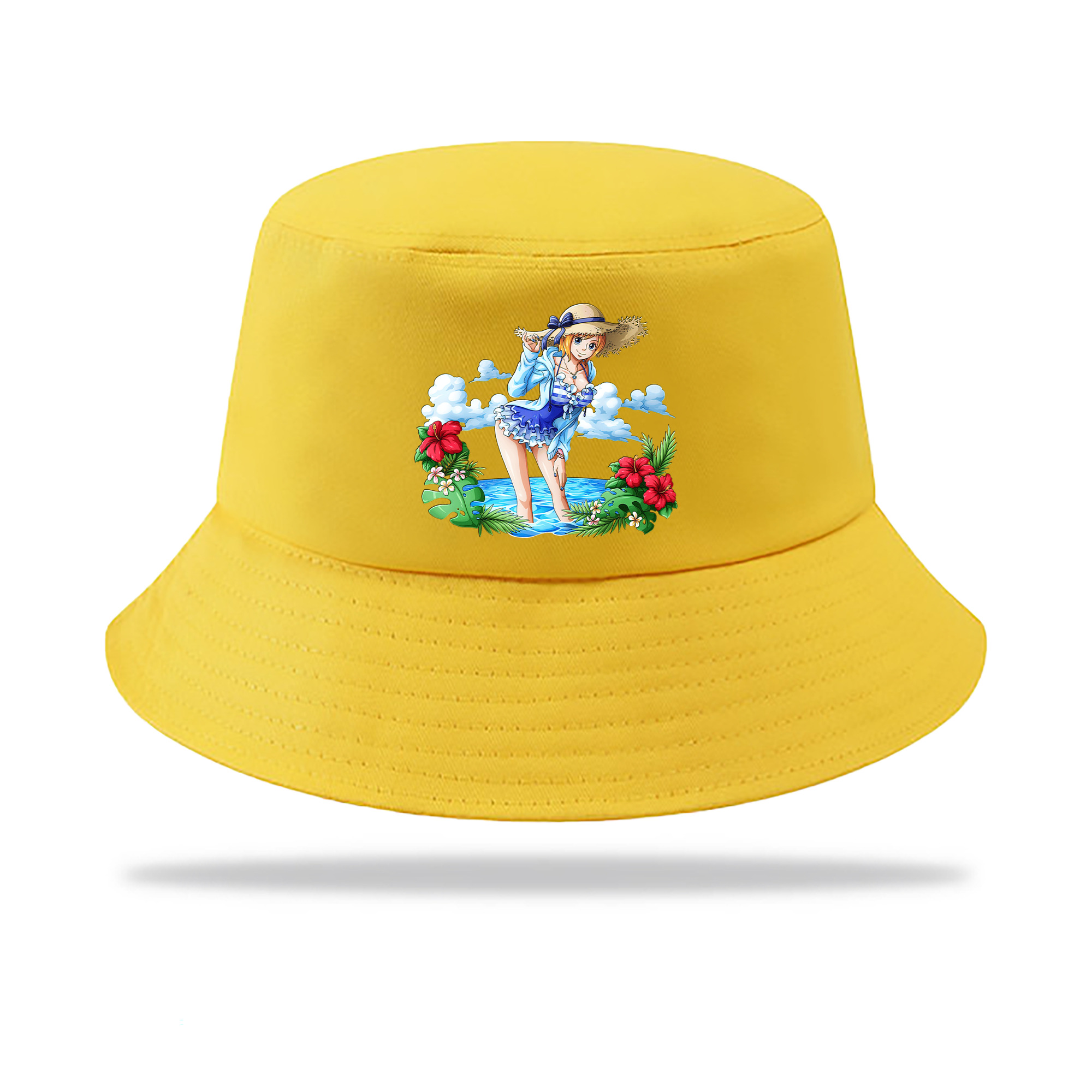 （画像用） ワンピース ナミ ONE PIECE Nami アウトドア日除けバケットハット
