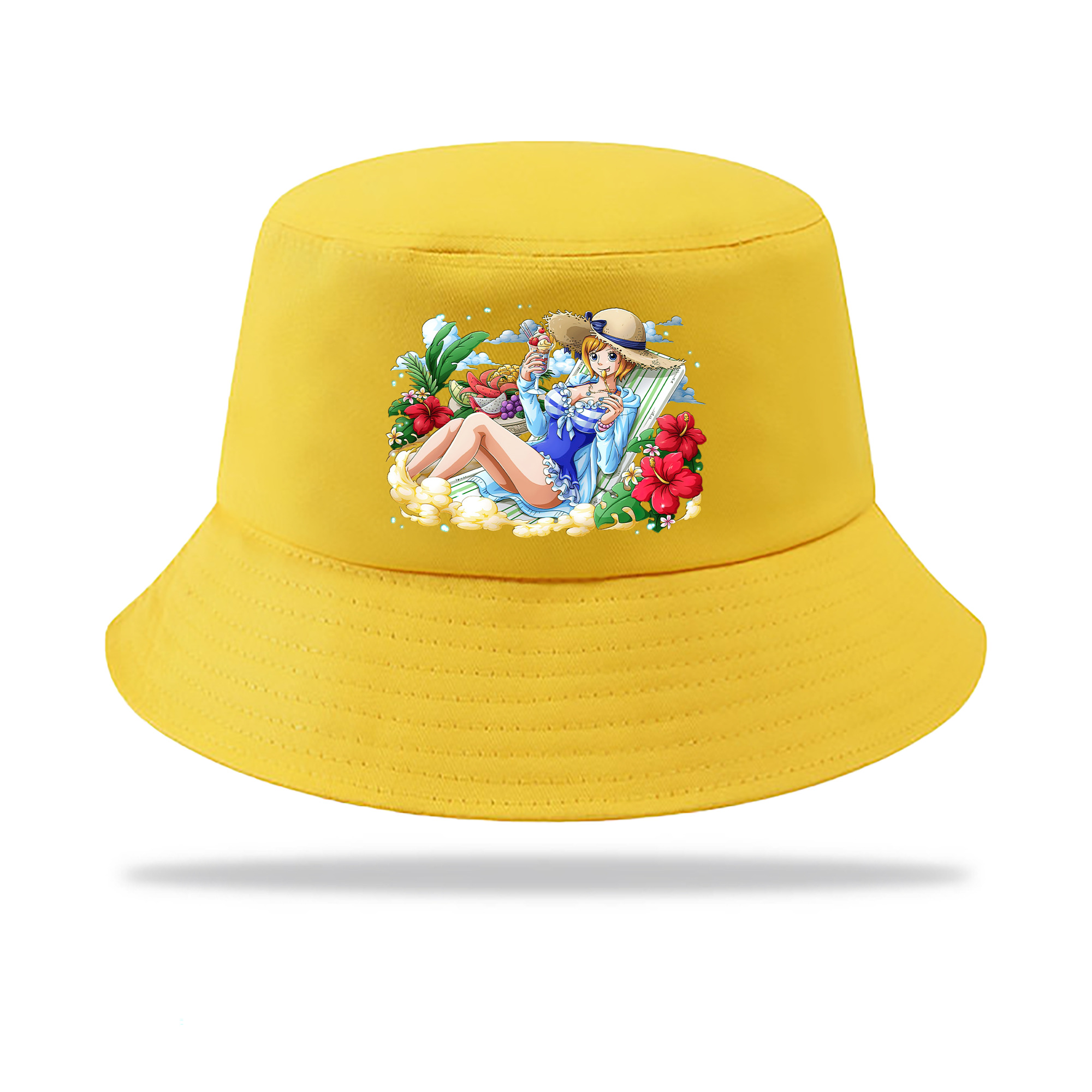 （画像用） ワンピース ナミ ONE PIECE Nami アウトドア日除けバケットハット