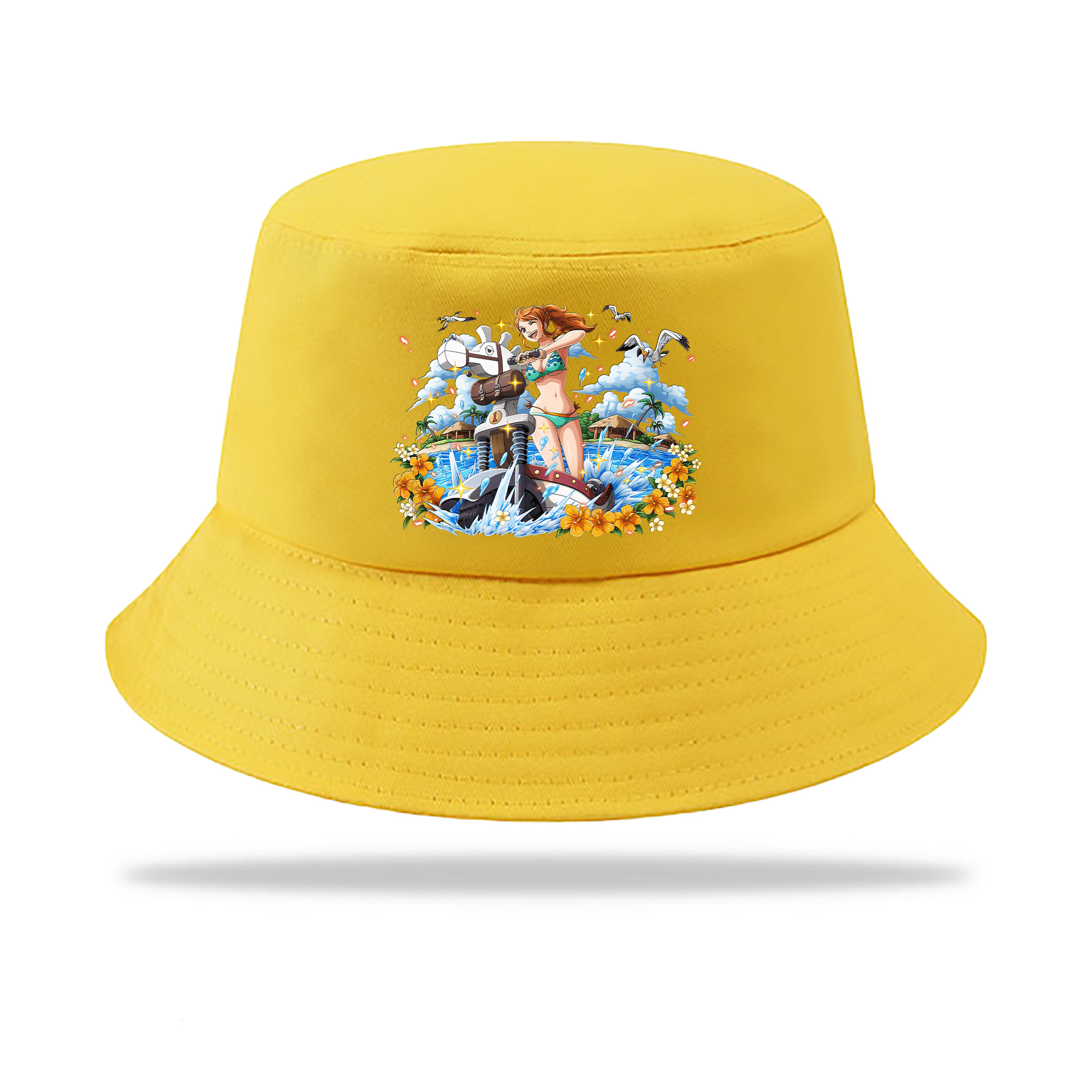（画像用） ワンピース ナミ ONE PIECE Nami アウトドア日除けバケットハット