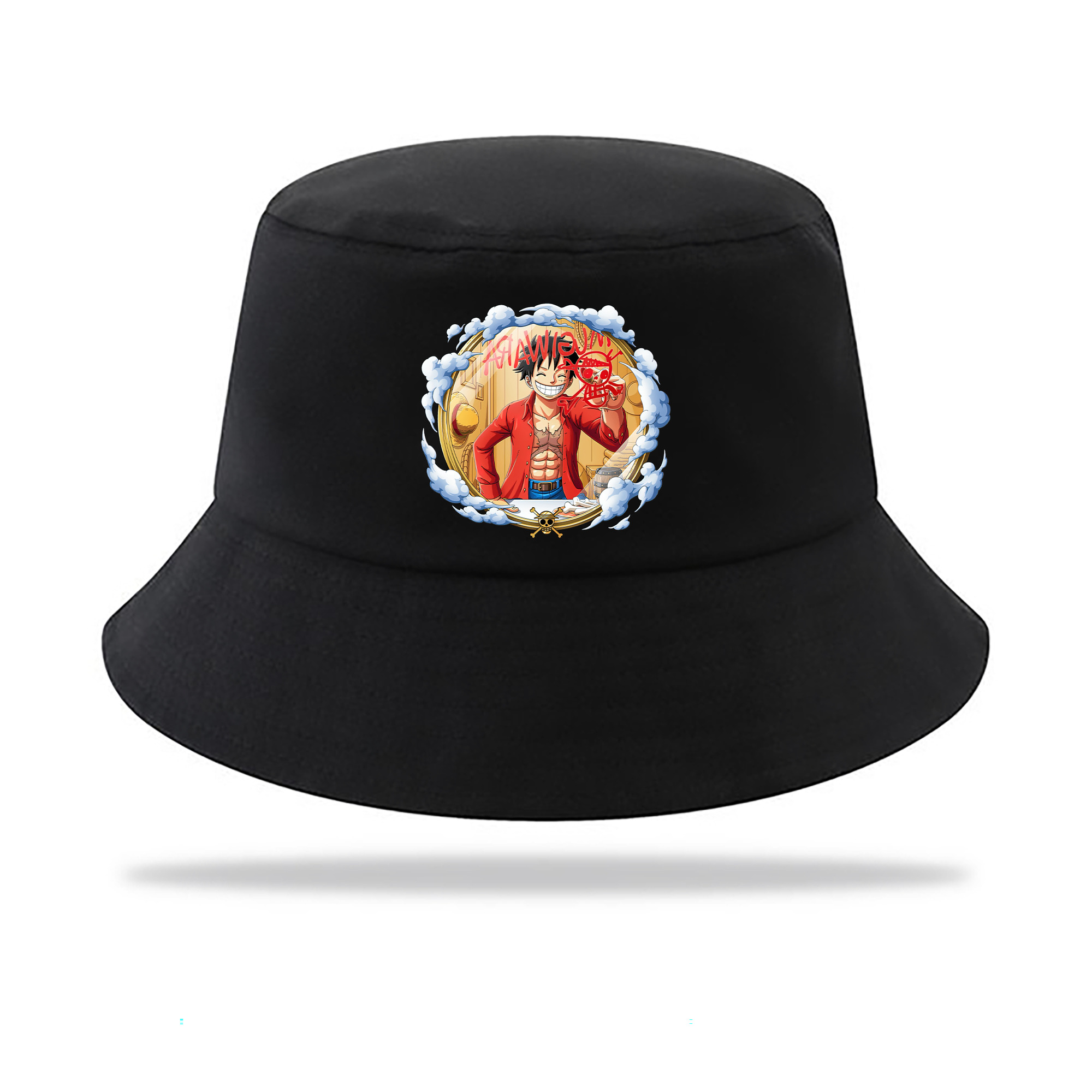 ワンピース モンキー・D・ルフィ ONE PIECE Monkey D. Luffy アウトドア日除けバケットハット