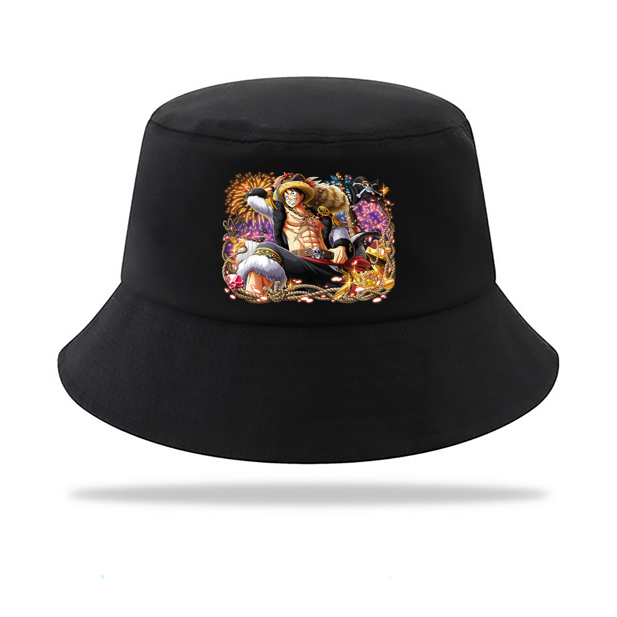 ワンピース モンキー・D・ルフィ ONE PIECE Monkey D. Luffy アウトドア日除けバケットハット