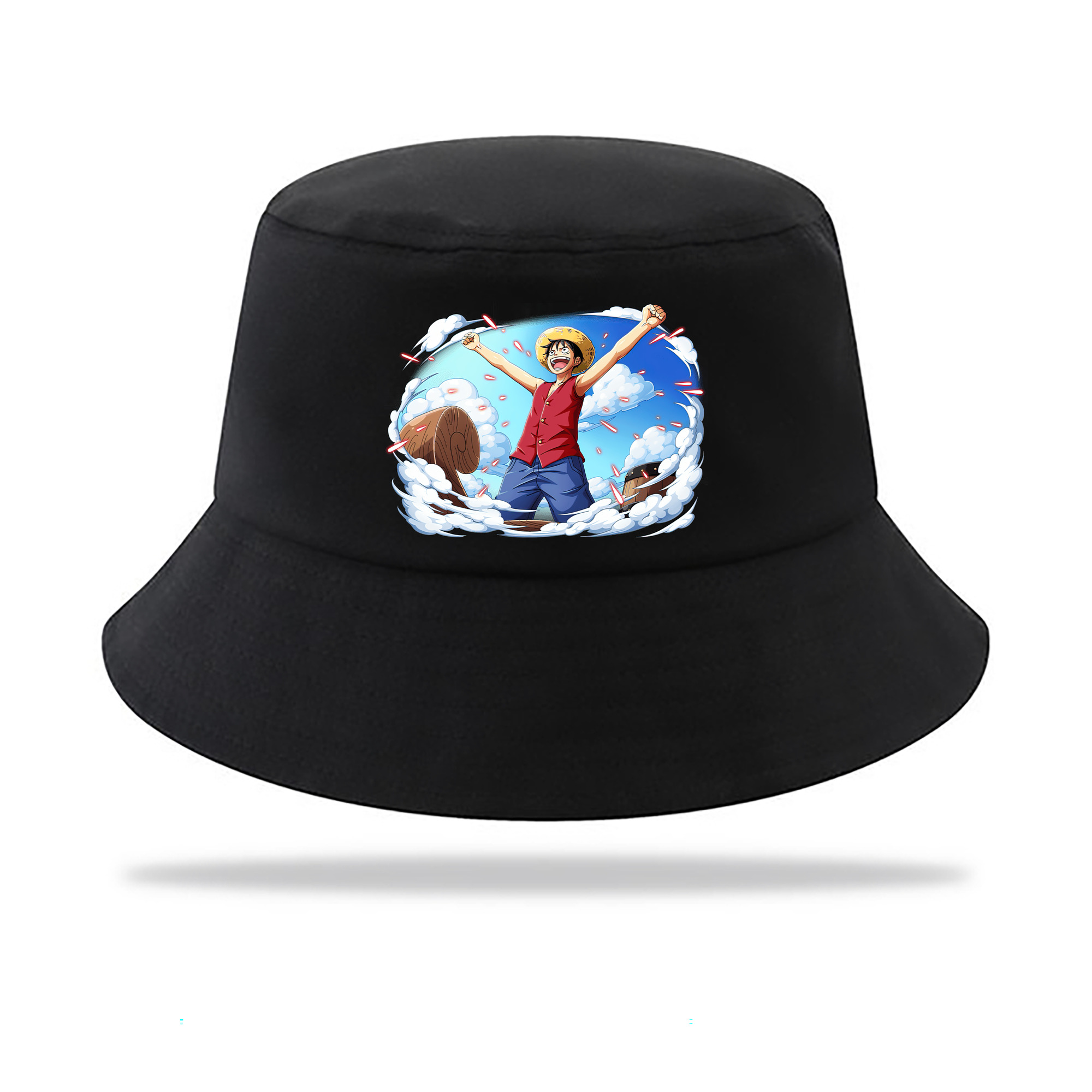 ワンピース モンキー・D・ルフィ ONE PIECE Monkey D. Luffy アウトドア日除けバケットハット