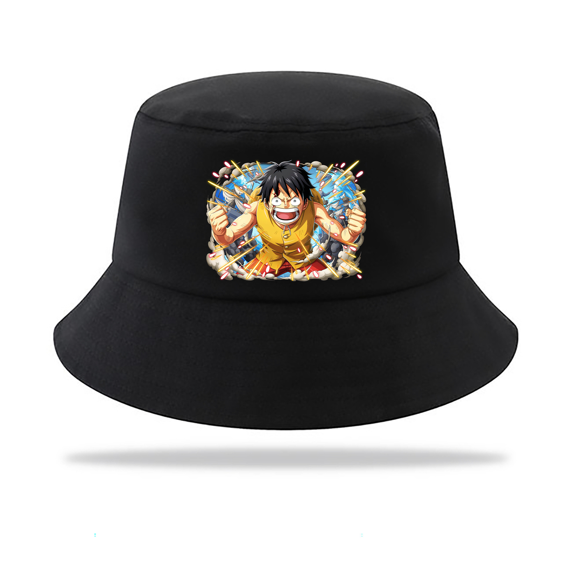 ワンピース モンキー・D・ルフィ ONE PIECE Monkey D. Luffy アウトドア日除けバケットハット
