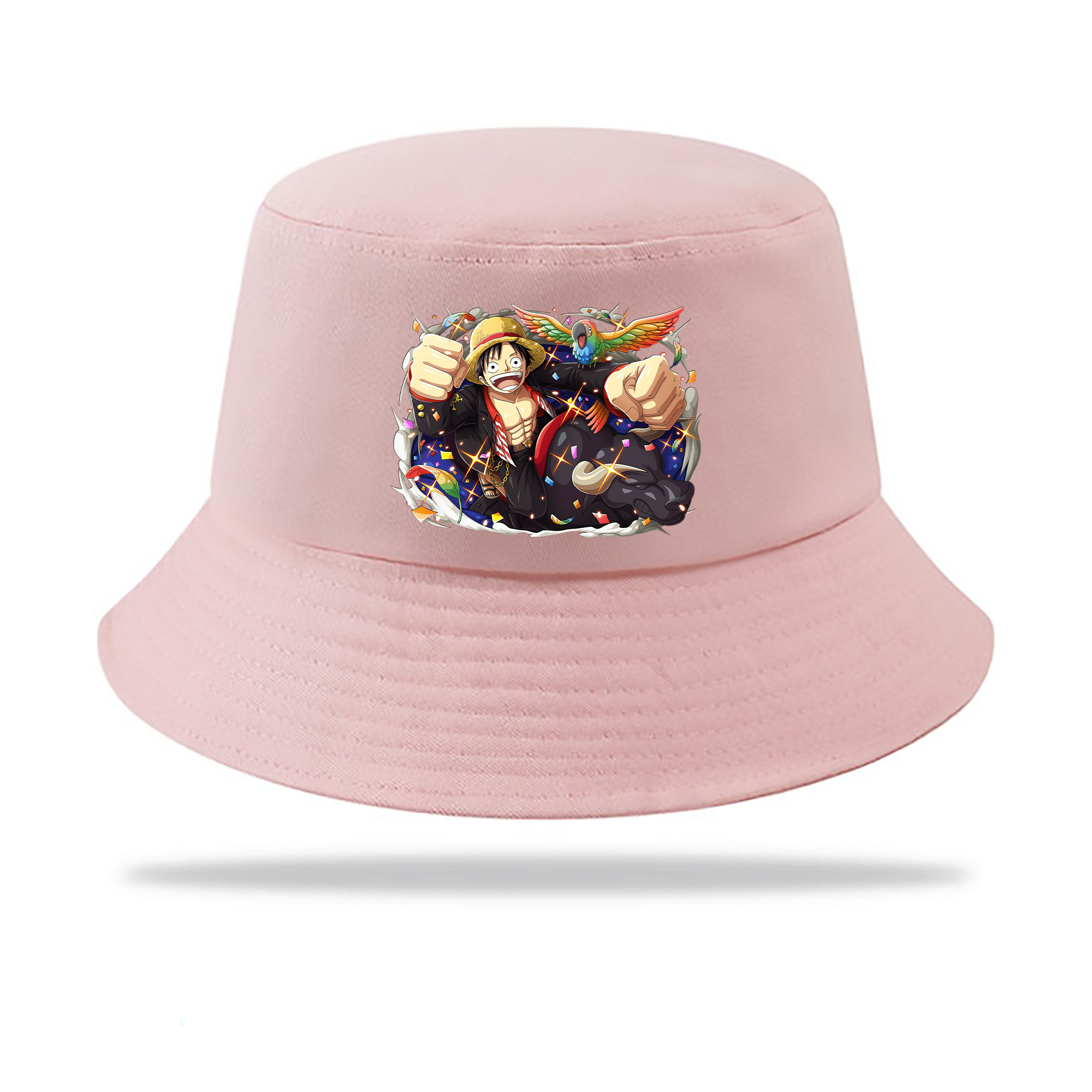 ワンピース モンキー・D・ルフィ ONE PIECE Monkey D. Luffy アウトドア日除けバケットハット