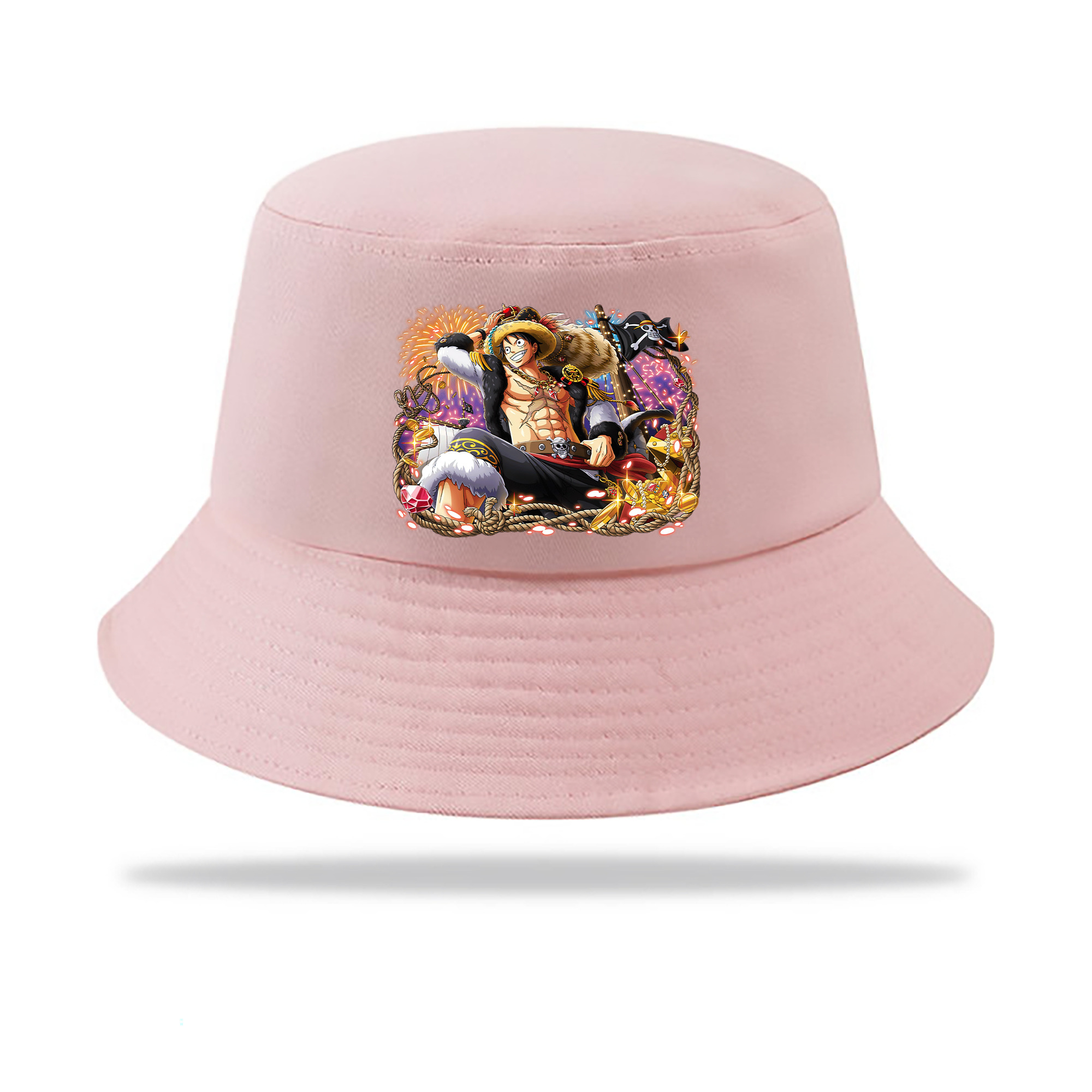 ワンピース モンキー・D・ルフィ ONE PIECE Monkey D. Luffy アウトドア日除けバケットハット