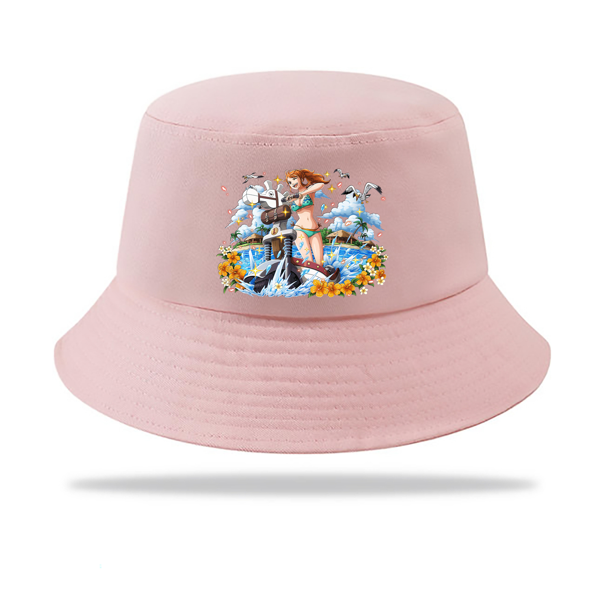 （画像用） ワンピース ナミ ONE PIECE Nami アウトドア日除けバケットハット