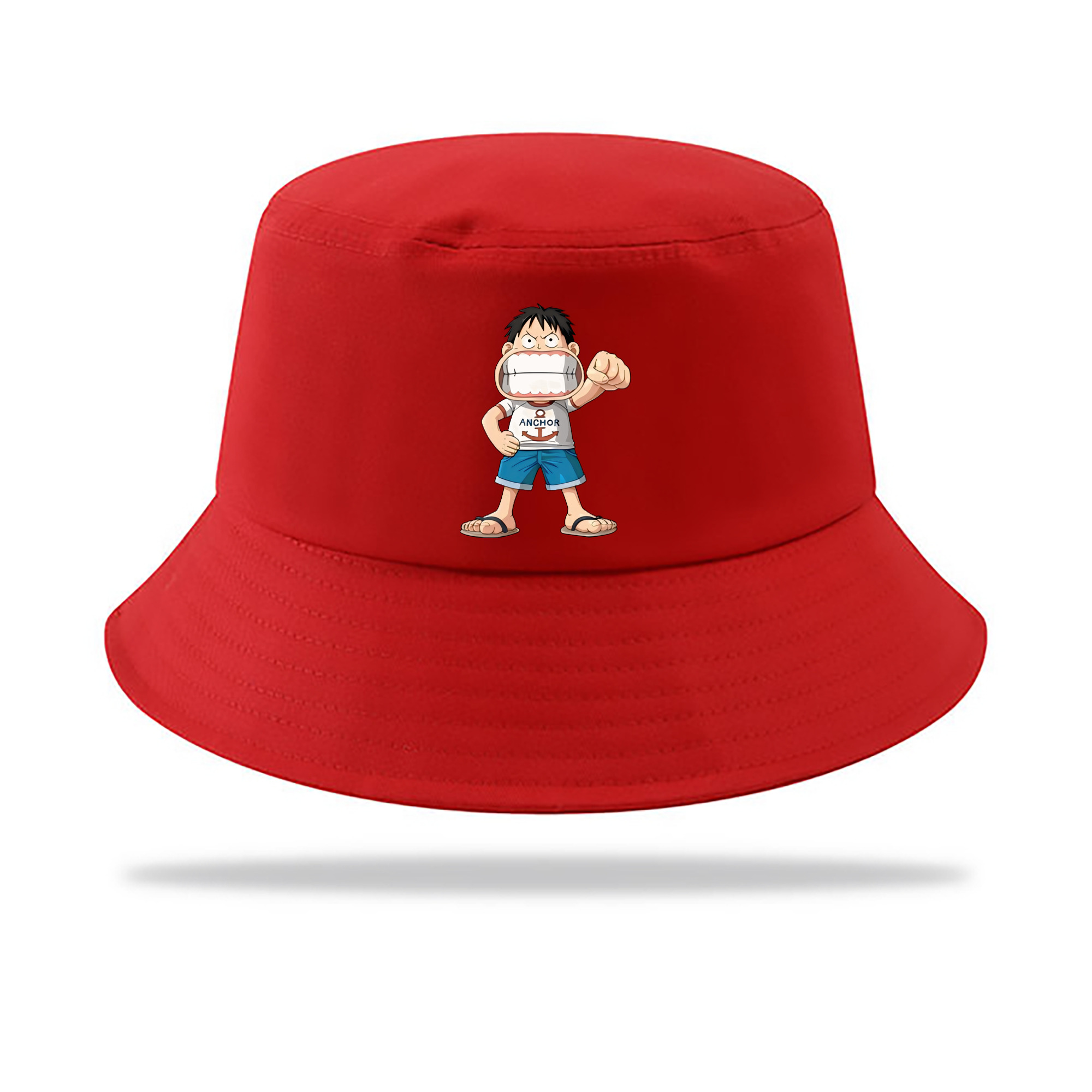 （画像用） ワンピース モンキー・D・ルフィ ONE PIECE Monkey D. Luffy アウトドア日除けバケットハット