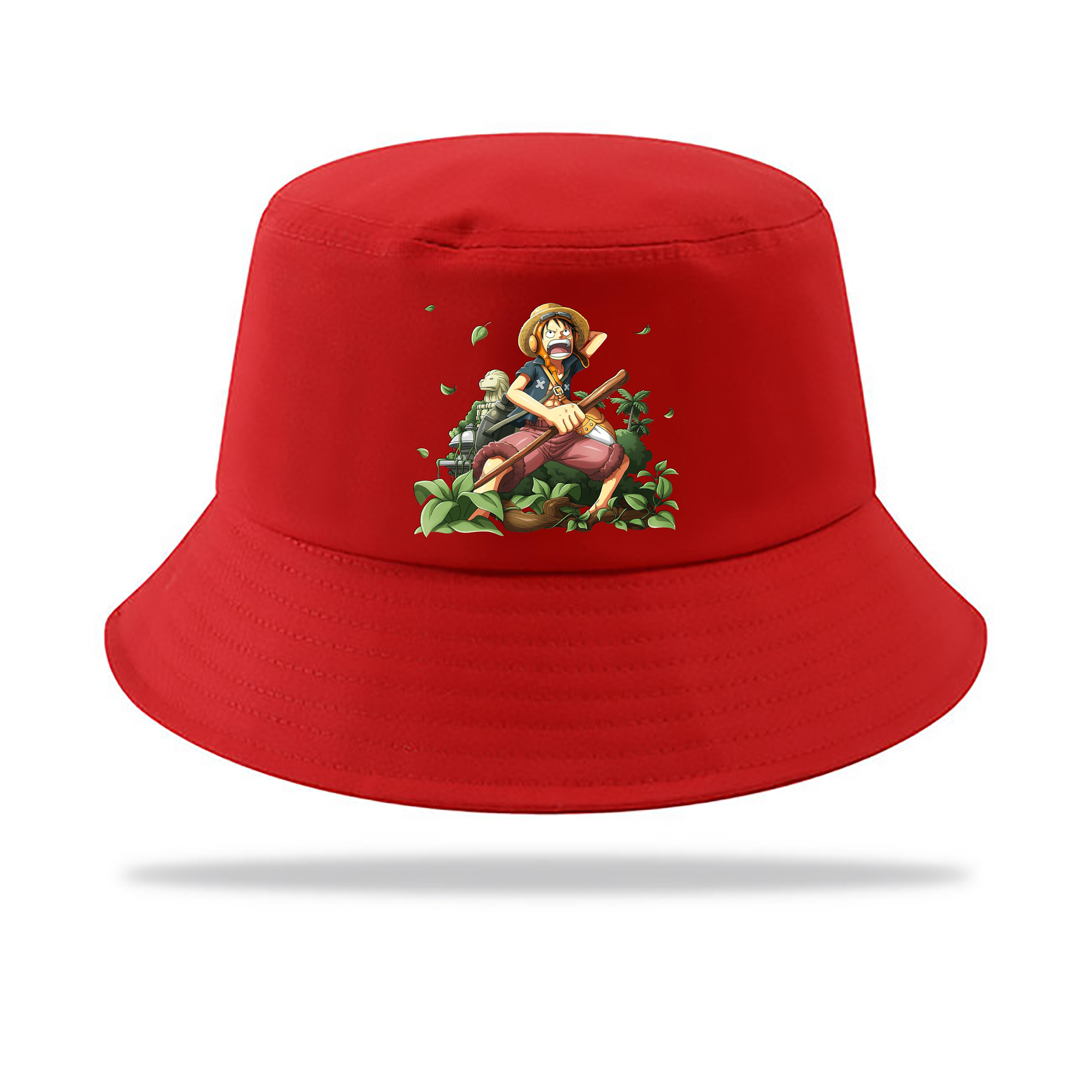 （画像用） ワンピース モンキー・D・ルフィ ONE PIECE Monkey D. Luffy アウトドア日除けバケットハット