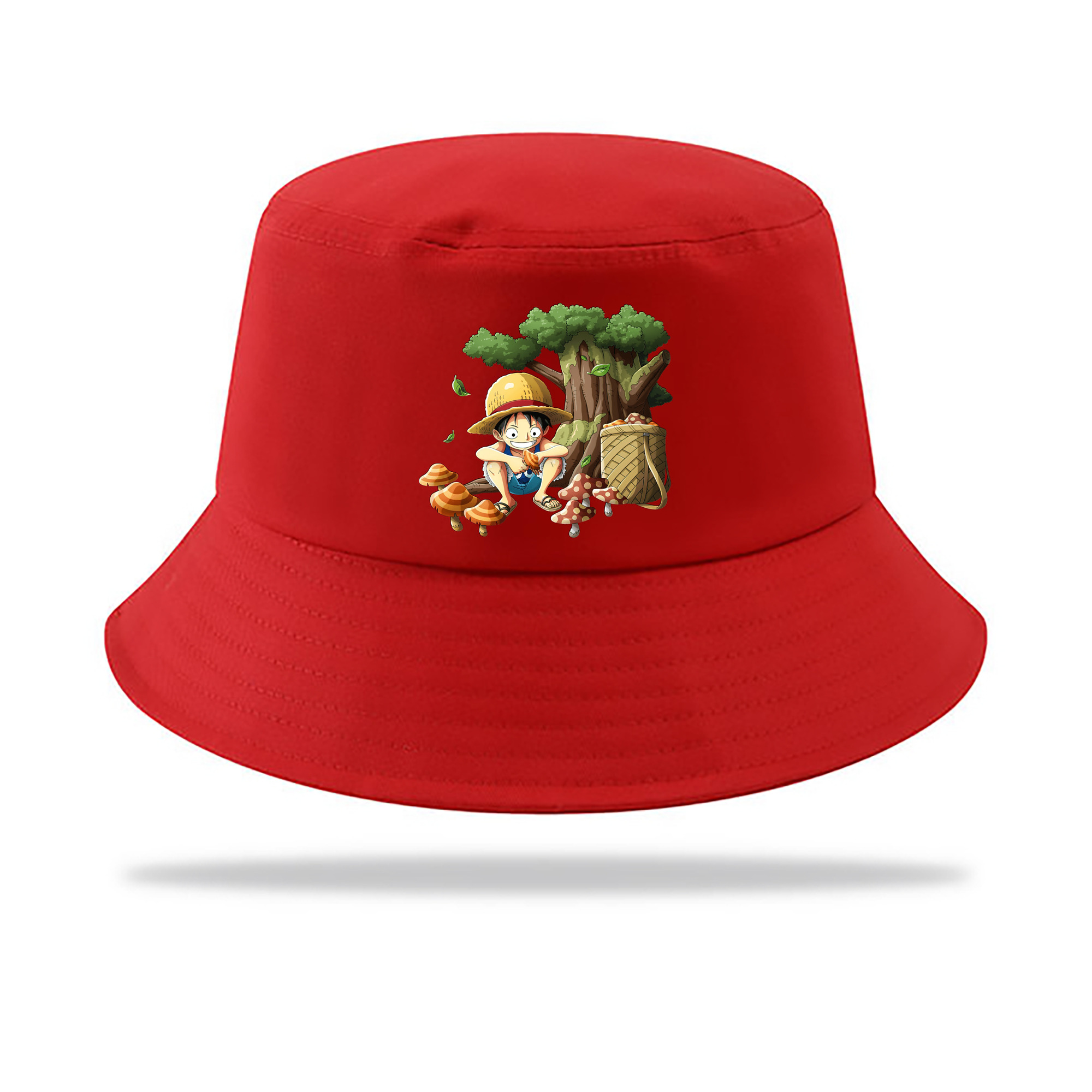 （画像用） ワンピース モンキー・D・ルフィ ONE PIECE Monkey D. Luffy アウトドア日除けバケットハット