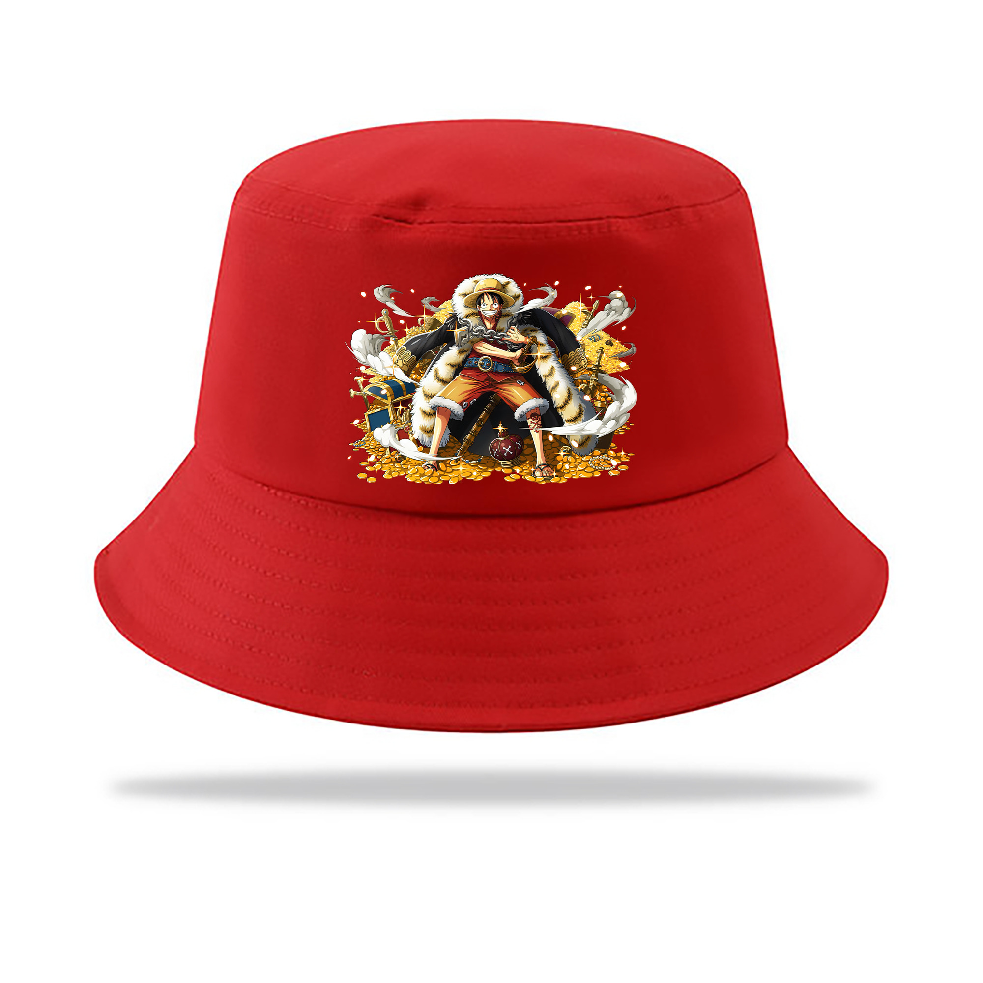 （画像用） ワンピース モンキー・D・ルフィ ONE PIECE Monkey D. Luffy アウトドア日除けバケットハット
