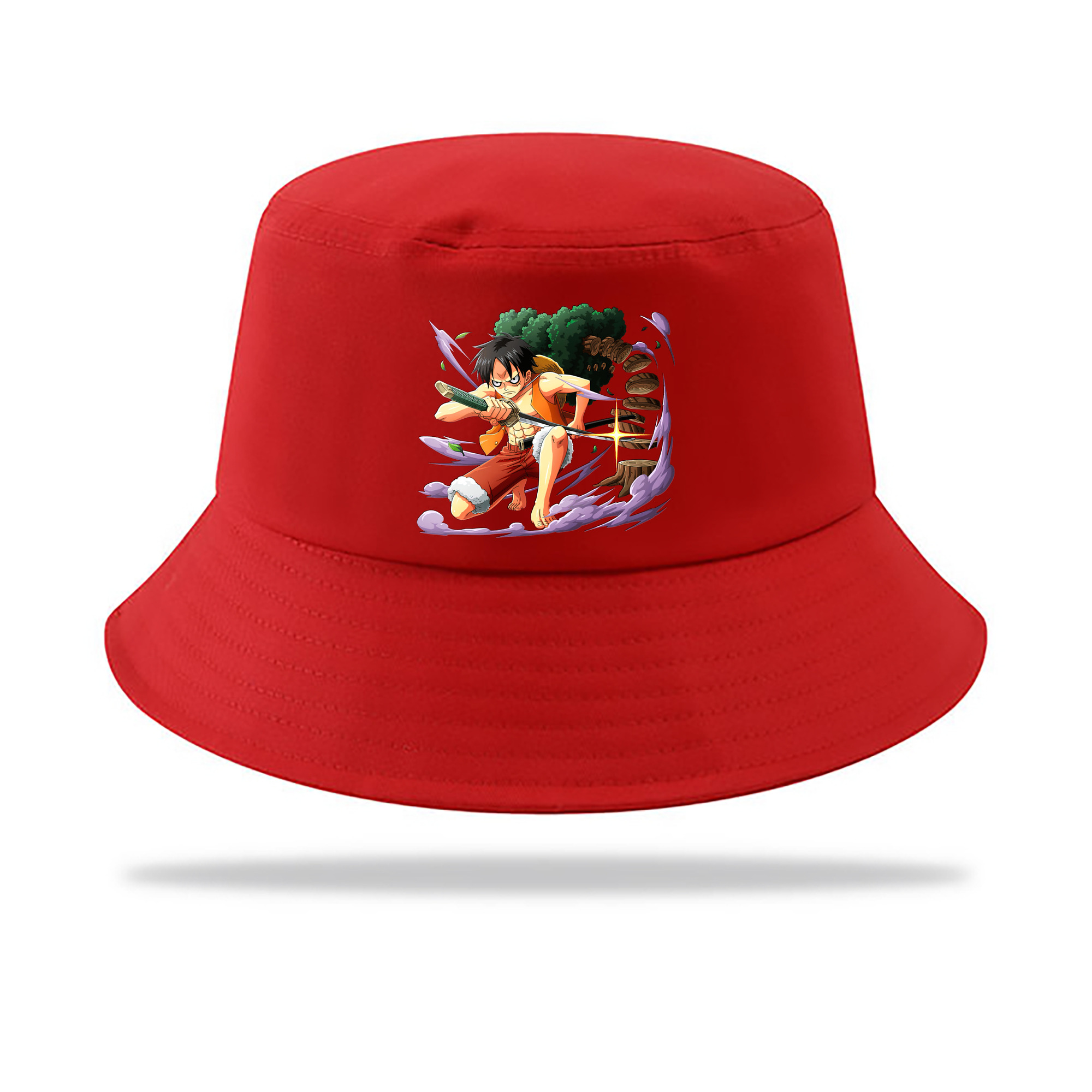 （画像用） ワンピース モンキー・D・ルフィ ONE PIECE Monkey D. Luffy アウトドア日除けバケットハット