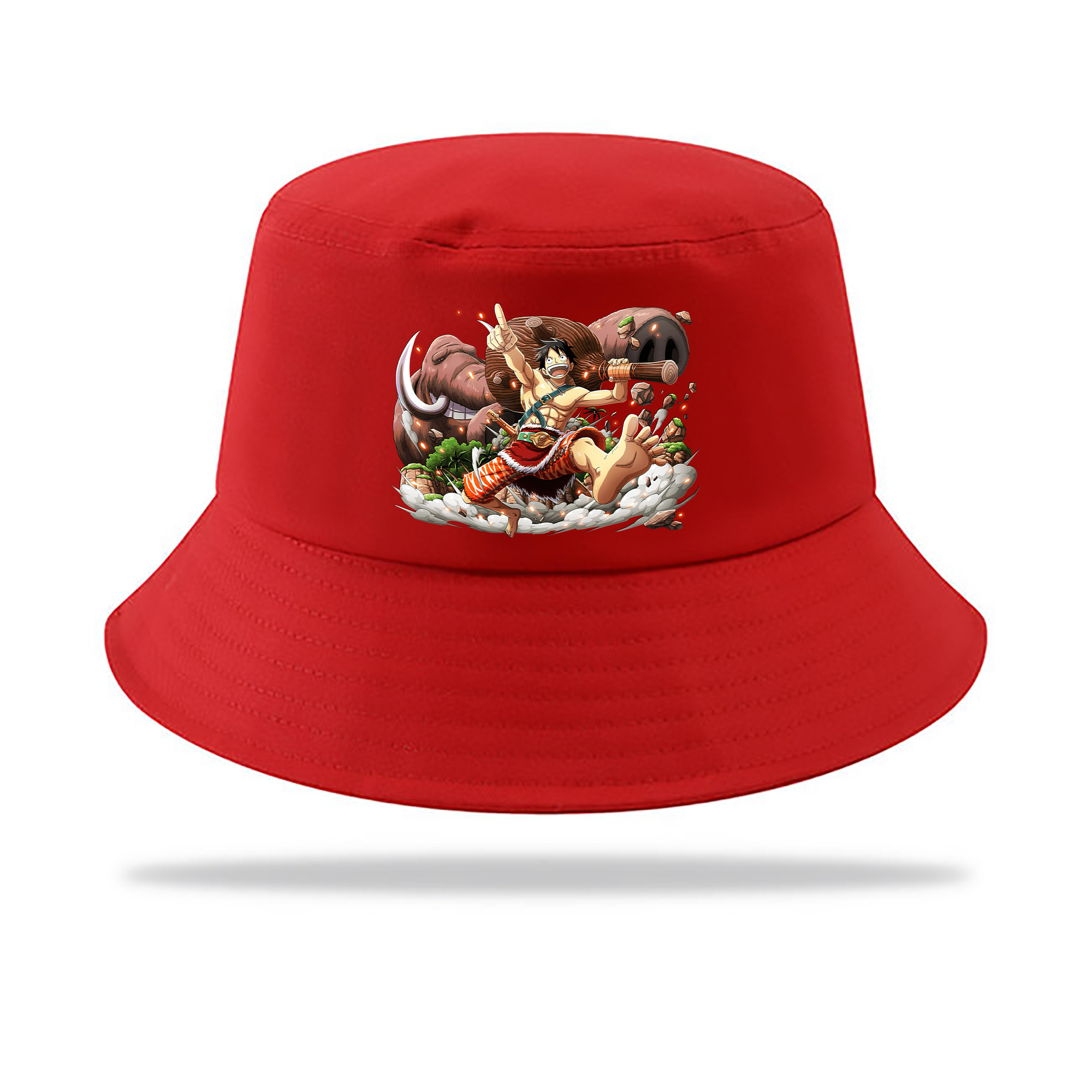 （画像用） ワンピース モンキー・D・ルフィ ONE PIECE Monkey D. Luffy アウトドア日除けバケットハット