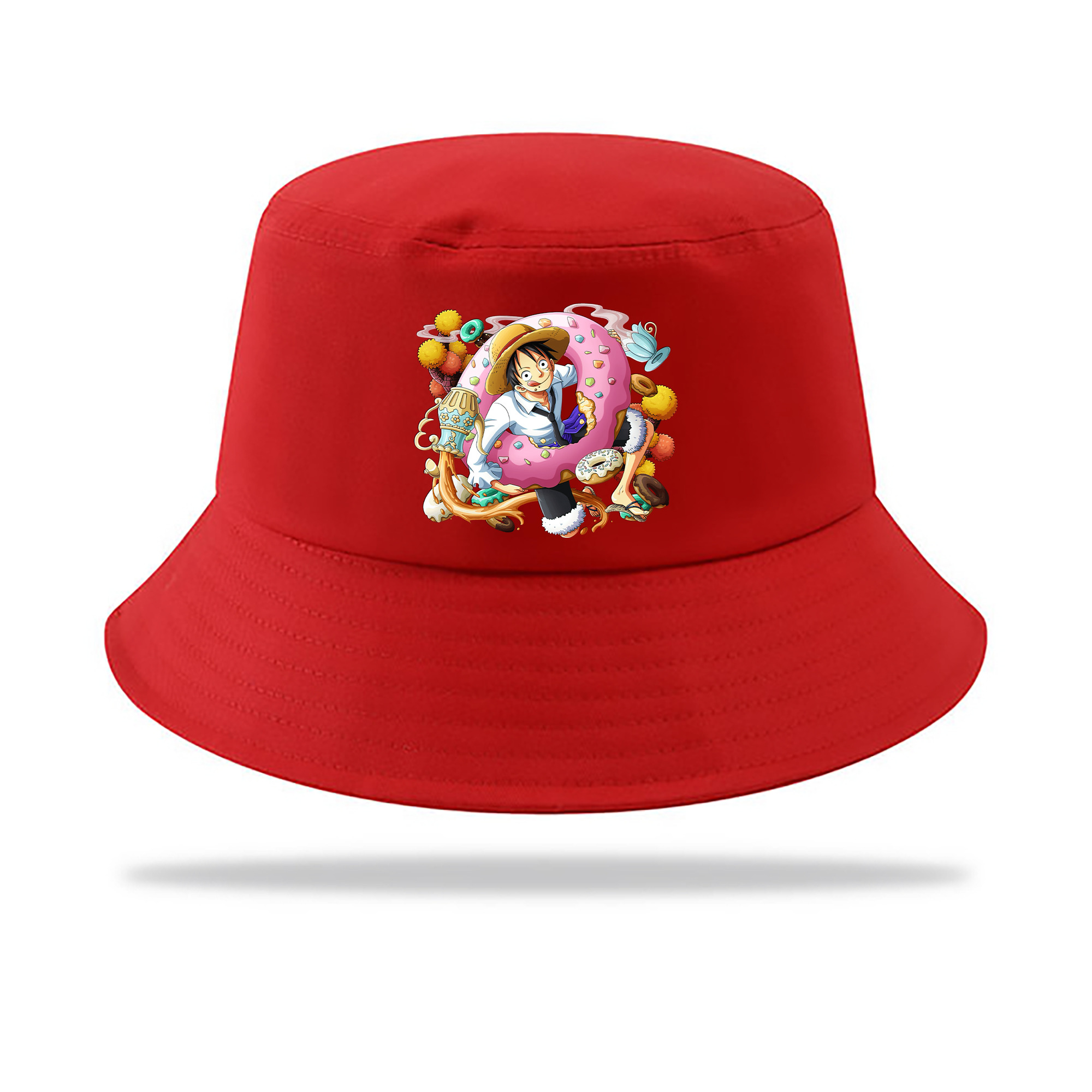 （画像用） ワンピース モンキー・D・ルフィ ONE PIECE Monkey D. Luffy アウトドア日除けバケットハット