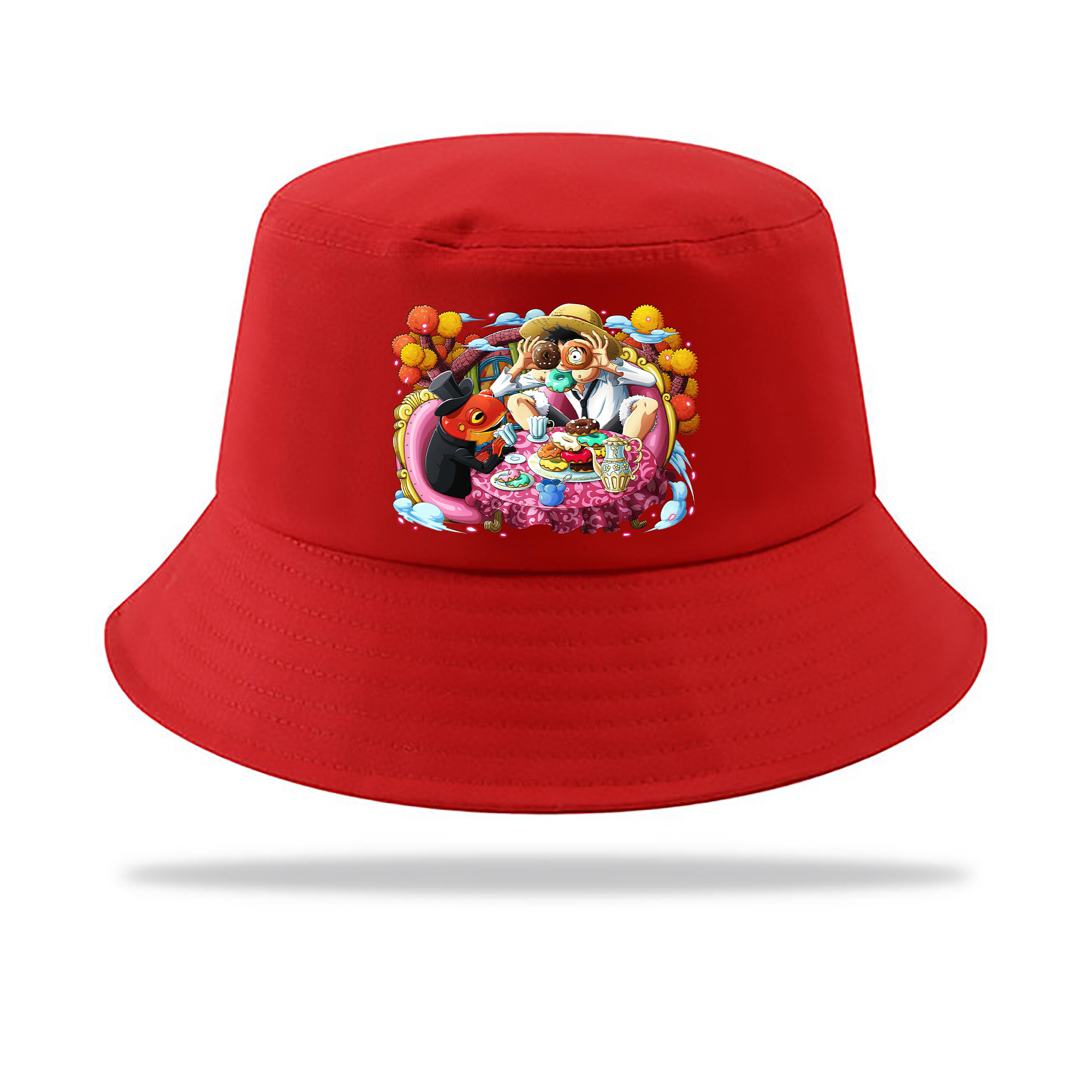 （画像用） ワンピース モンキー・D・ルフィ ONE PIECE Monkey D. Luffy アウトドア日除けバケットハット