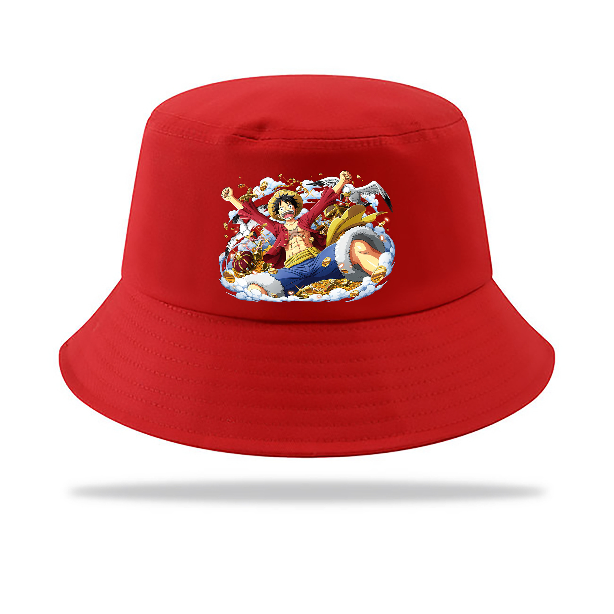 （画像用） ワンピース モンキー・D・ルフィ ONE PIECE Monkey D. Luffy アウトドア日除けバケットハット
