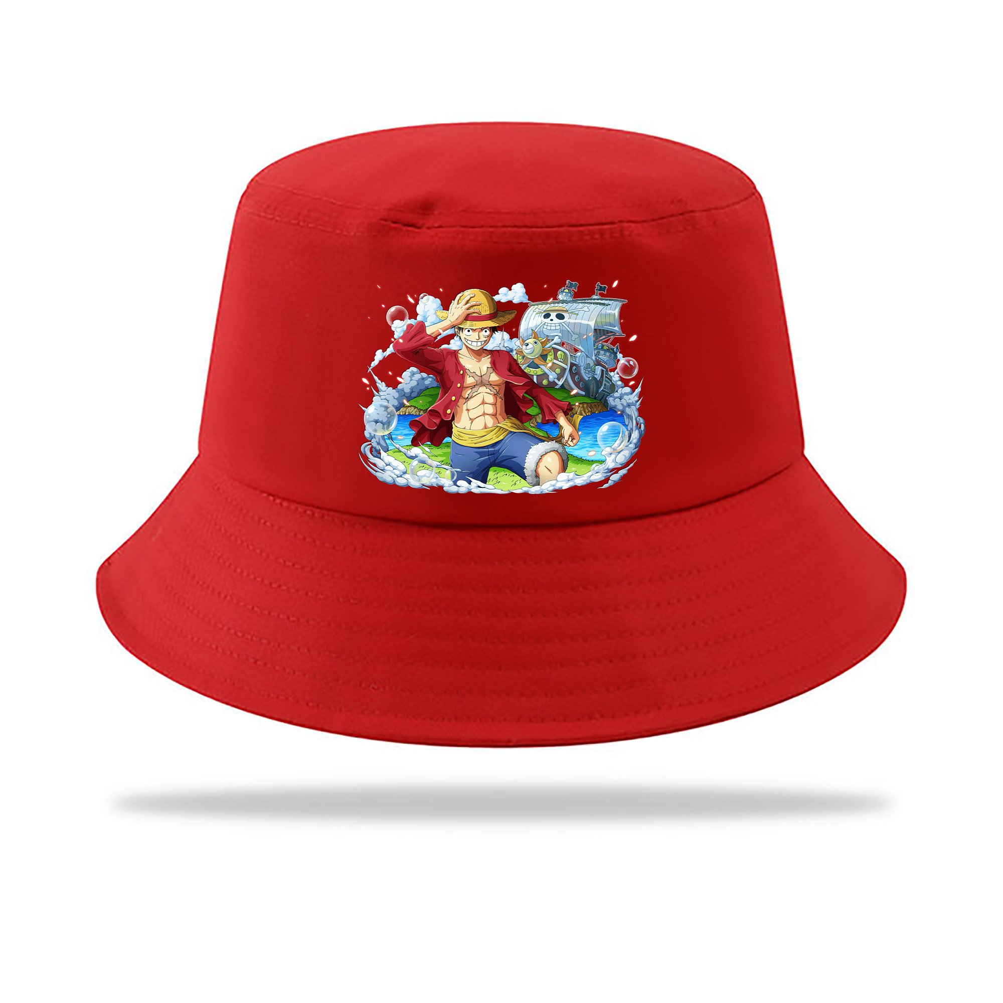 （画像用） ワンピース モンキー・D・ルフィ ONE PIECE Monkey D. Luffy アウトドア日除けバケットハット