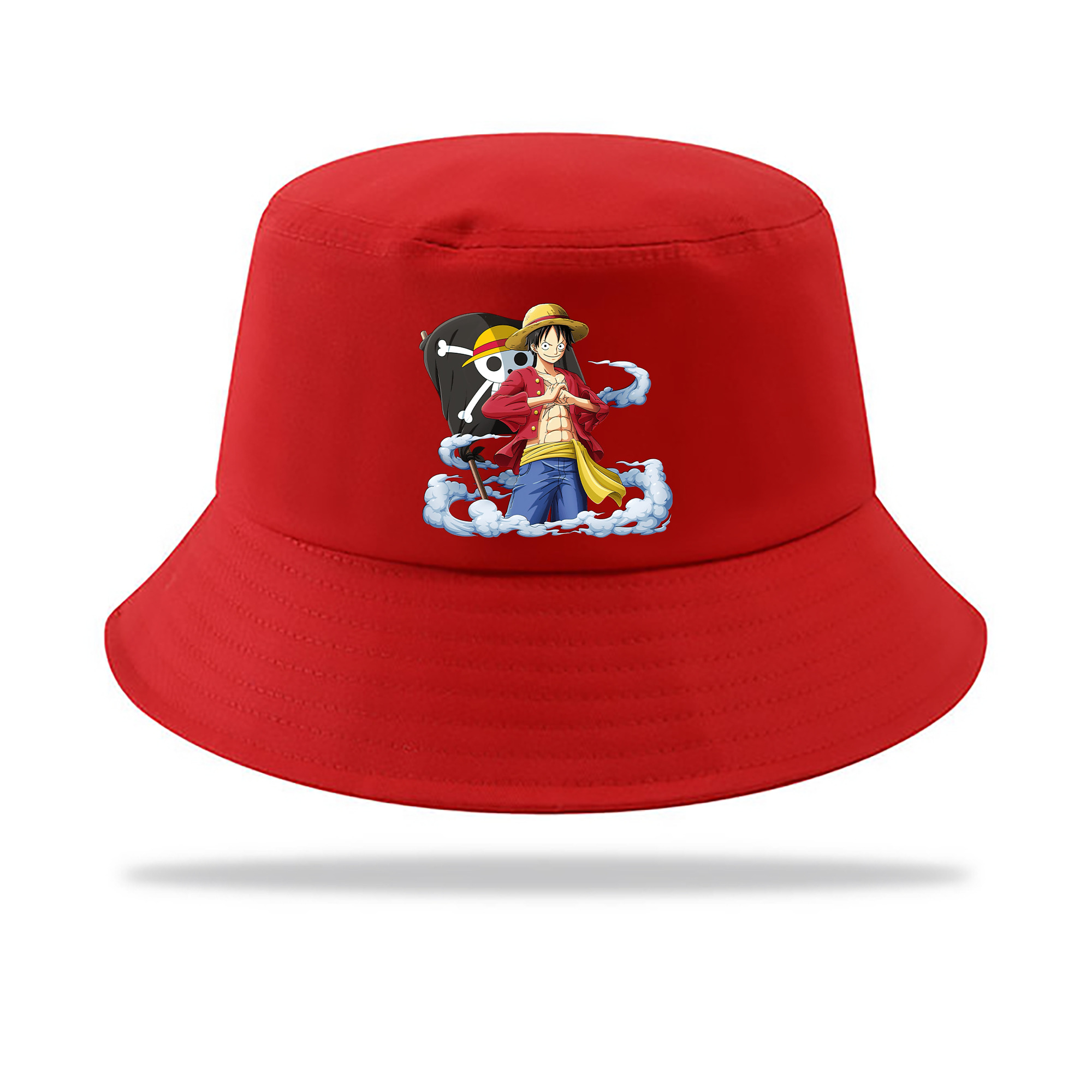 ワンピース モンキー・D・ルフィ ONE PIECE Monkey D. Luffy アウトドア日除けバケットハット