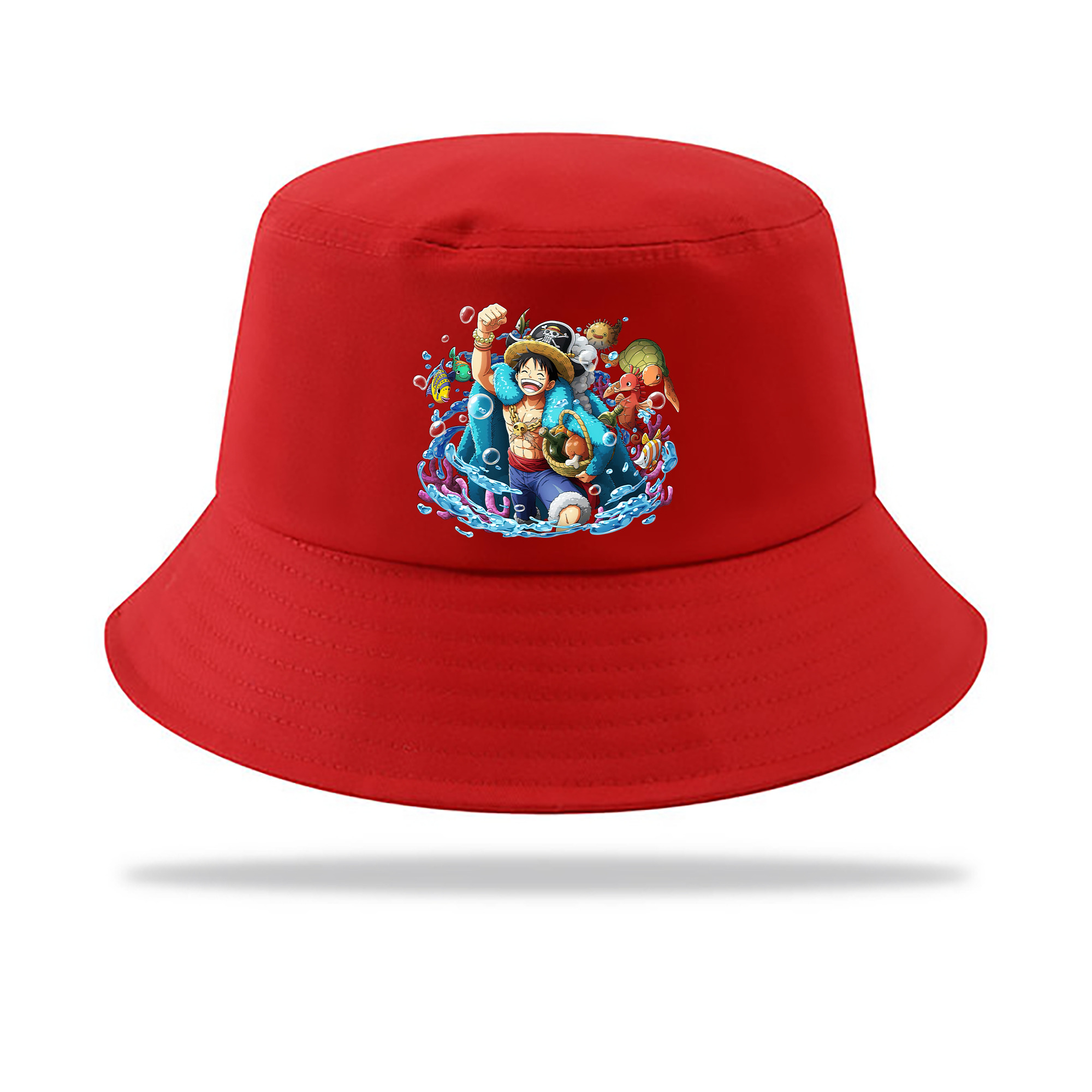（画像用） ワンピース モンキー・D・ルフィ ONE PIECE Monkey D. Luffy アウトドア日除けバケットハット