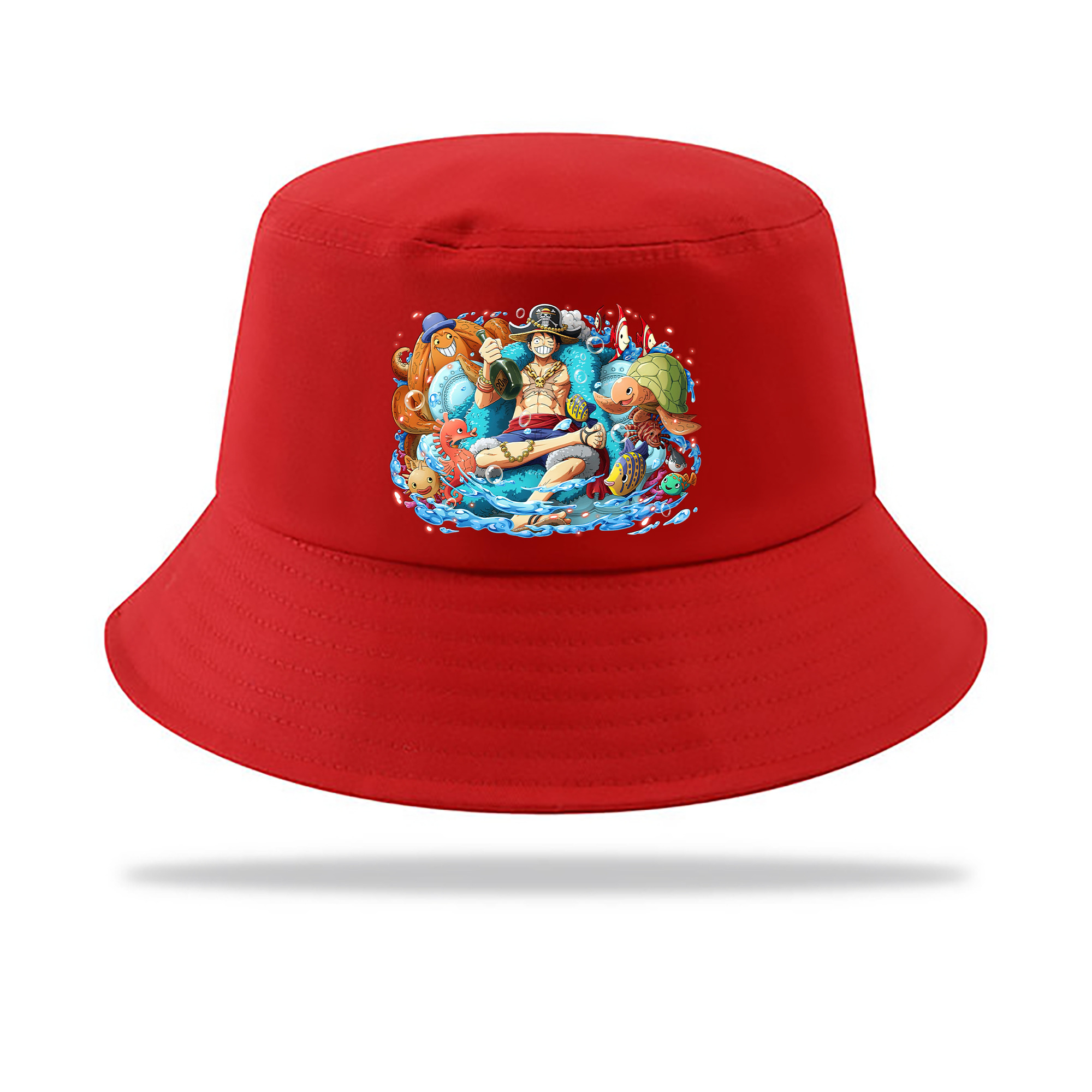 （画像用） ワンピース モンキー・D・ルフィ ONE PIECE Monkey D. Luffy アウトドア日除けバケットハット