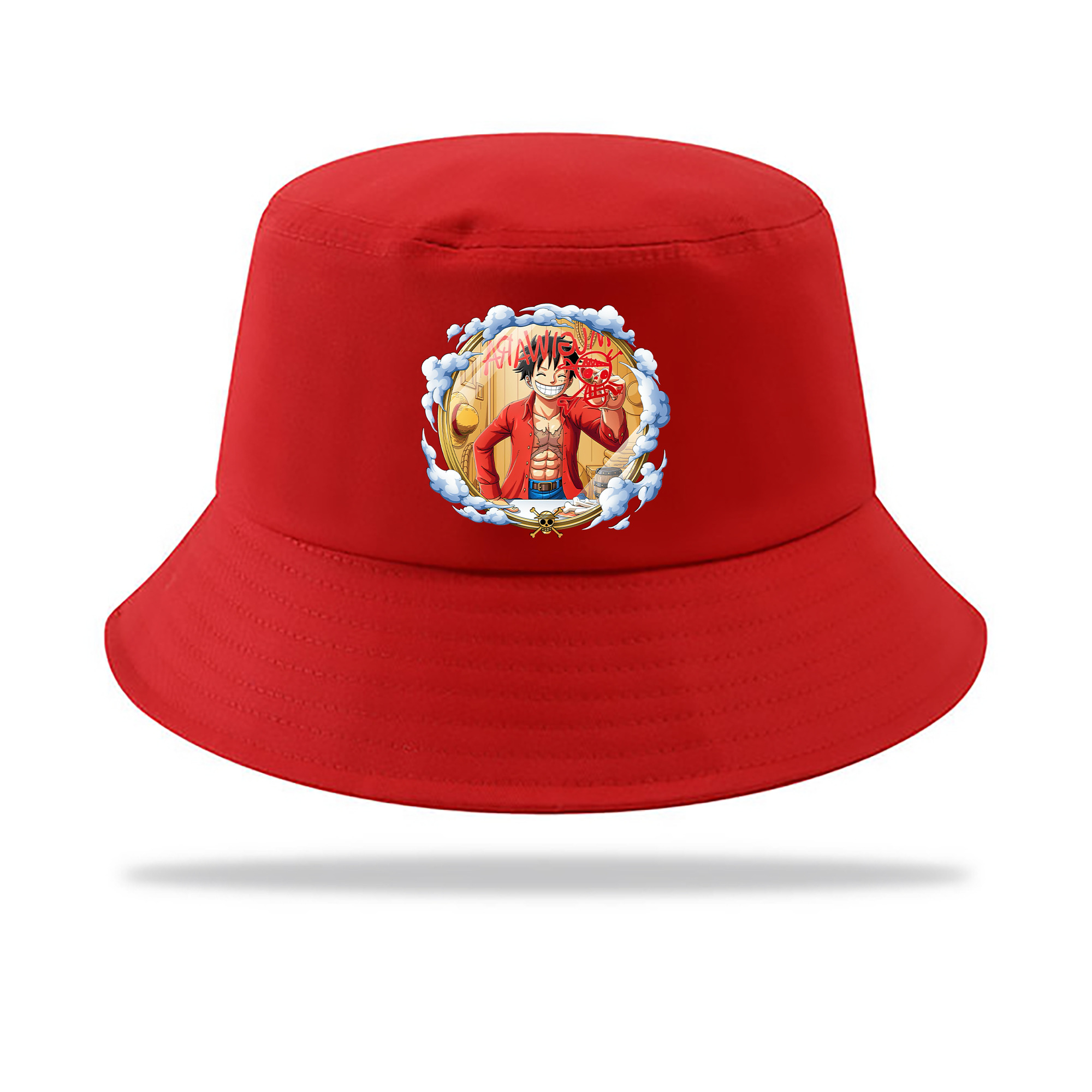 ワンピース モンキー・D・ルフィ ONE PIECE Monkey D. Luffy アウトドア日除けバケットハット