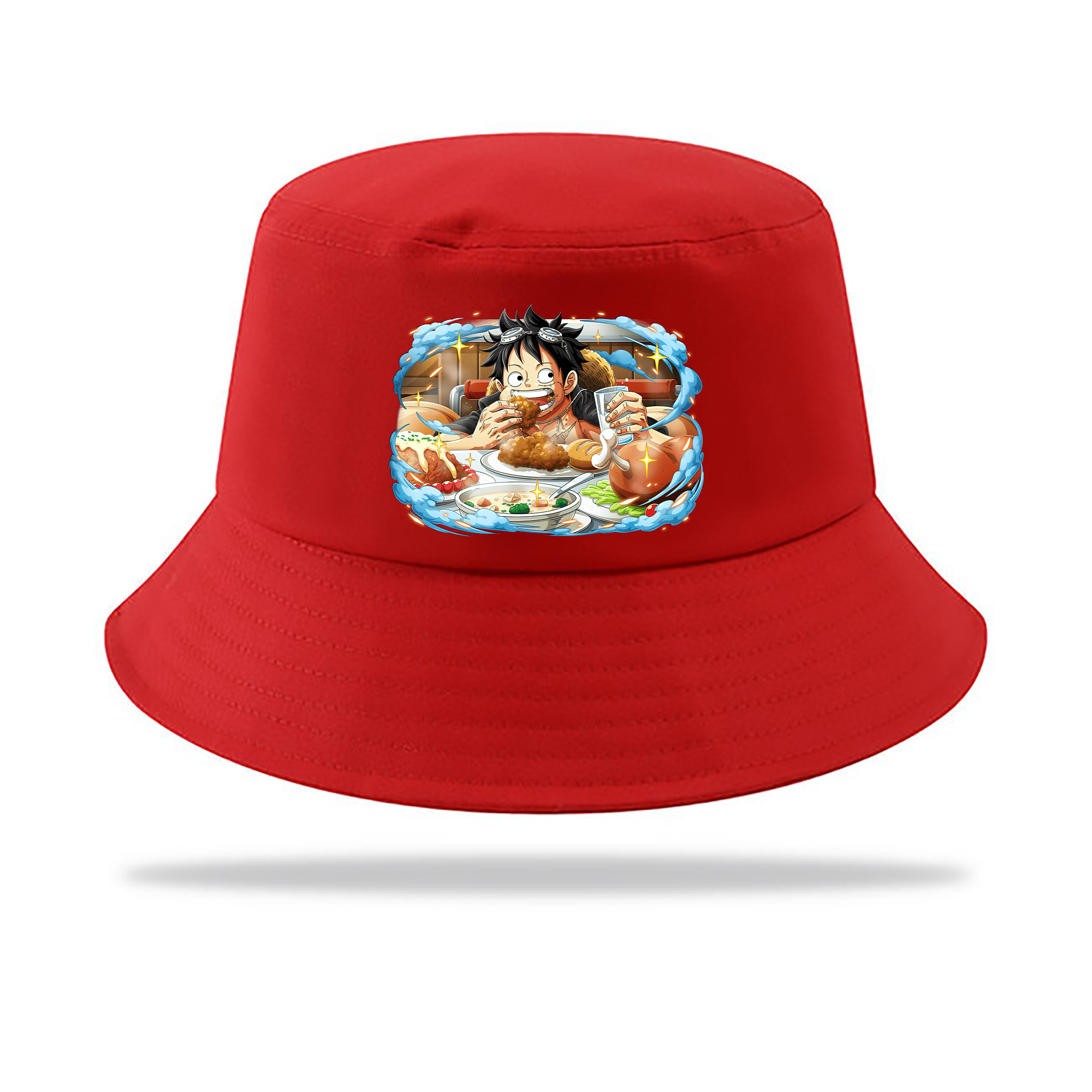 ワンピース モンキー・D・ルフィ ONE PIECE Monkey D. Luffy アウトドア日除けバケットハット