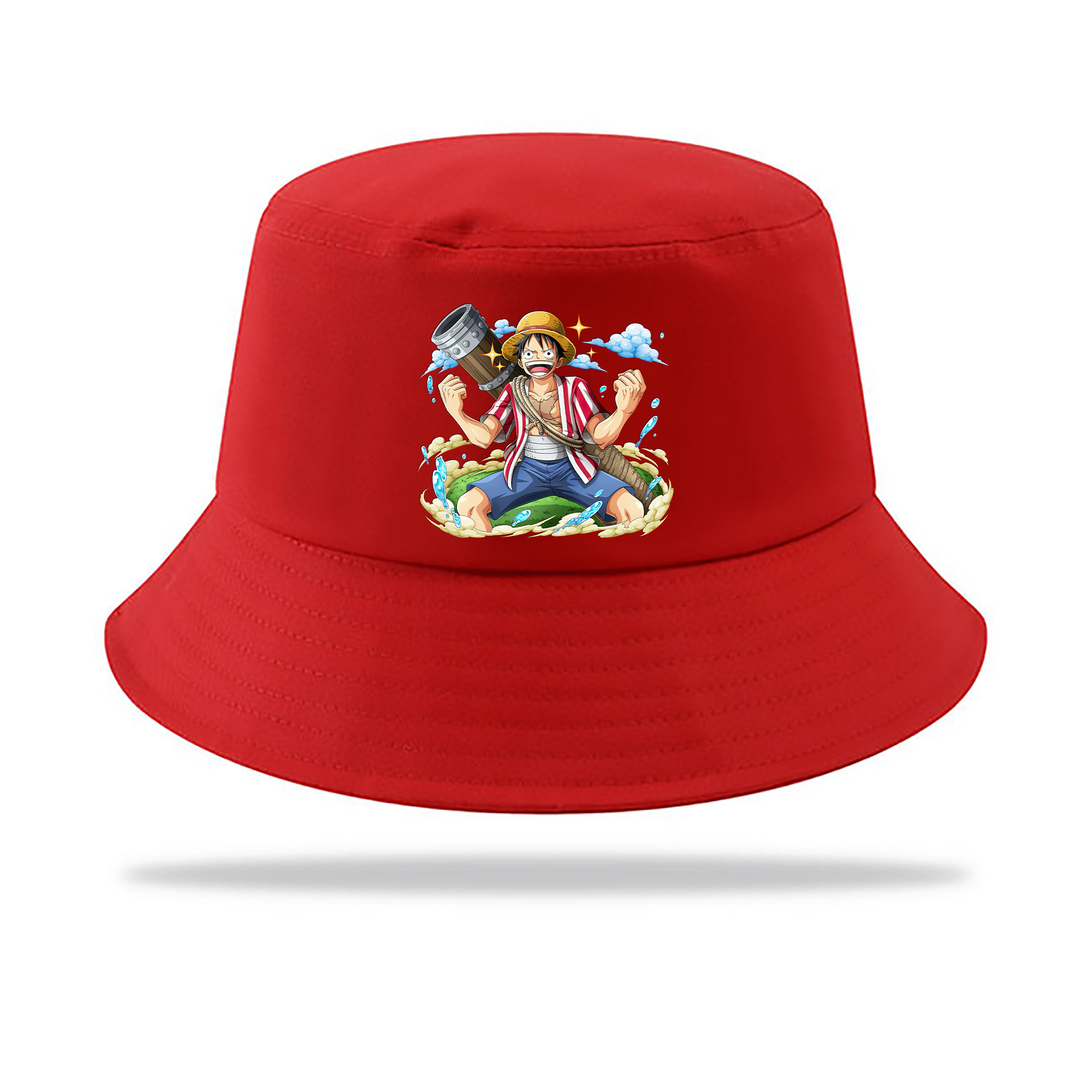 ワンピース モンキー・D・ルフィ ONE PIECE Monkey D. Luffy アウトドア日除けバケットハット