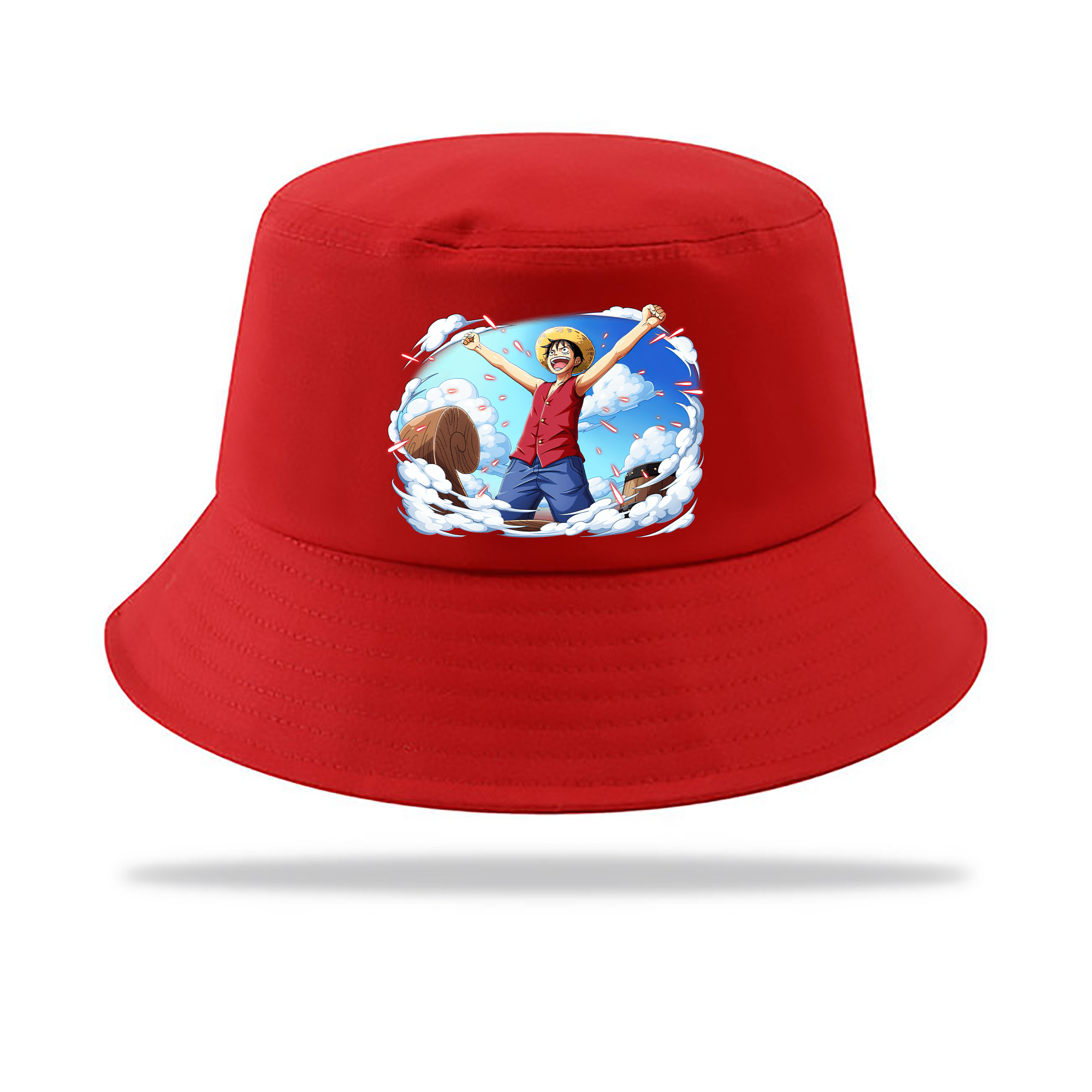 ワンピース モンキー・D・ルフィ ONE PIECE Monkey D. Luffy アウトドア日除けバケットハット