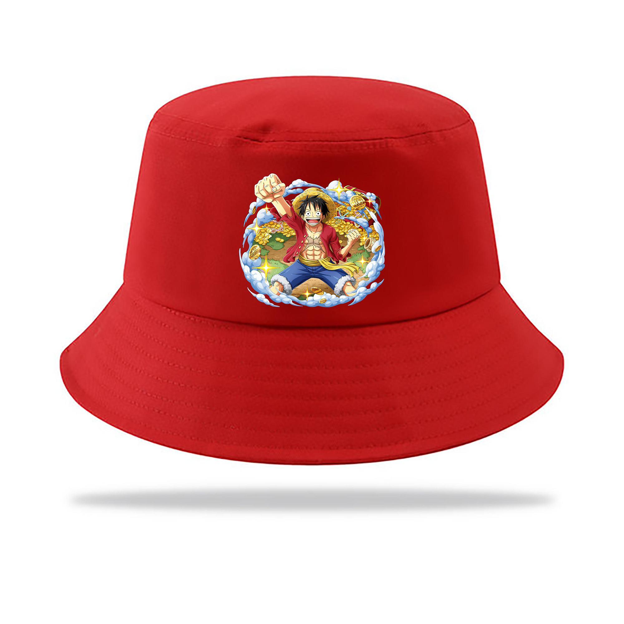 ワンピース モンキー・D・ルフィ ONE PIECE Monkey D. Luffy アウトドア日除けバケットハット