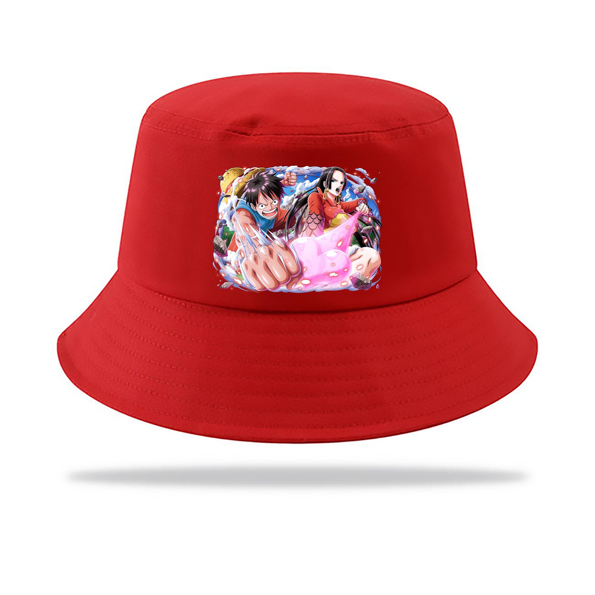 ワンピース モンキー・D・ルフィ ONE PIECE Monkey D. Luffy アウトドア日除けバケットハット