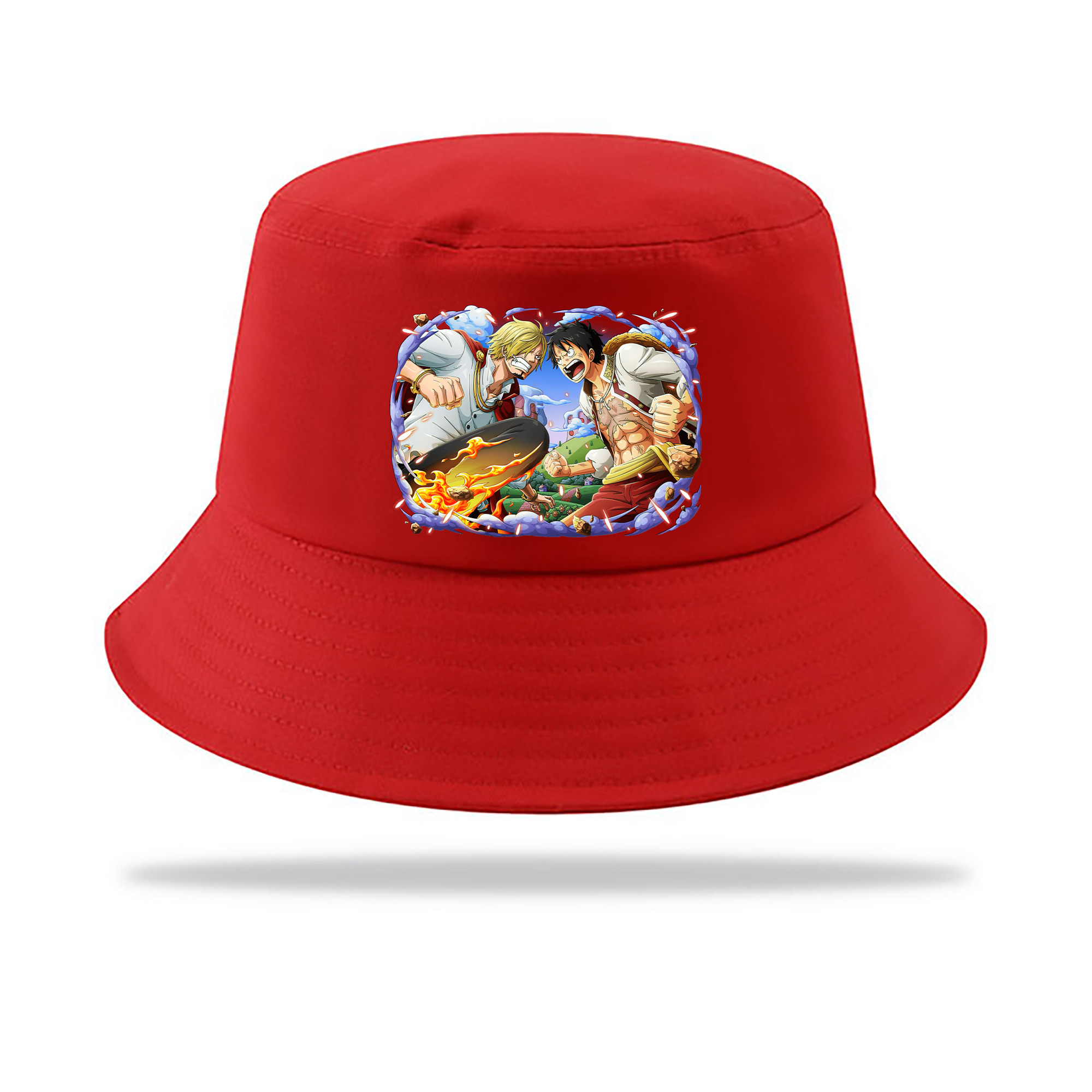 ワンピース モンキー・D・ルフィ ONE PIECE Monkey D. Luffy アウトドア日除けバケットハット