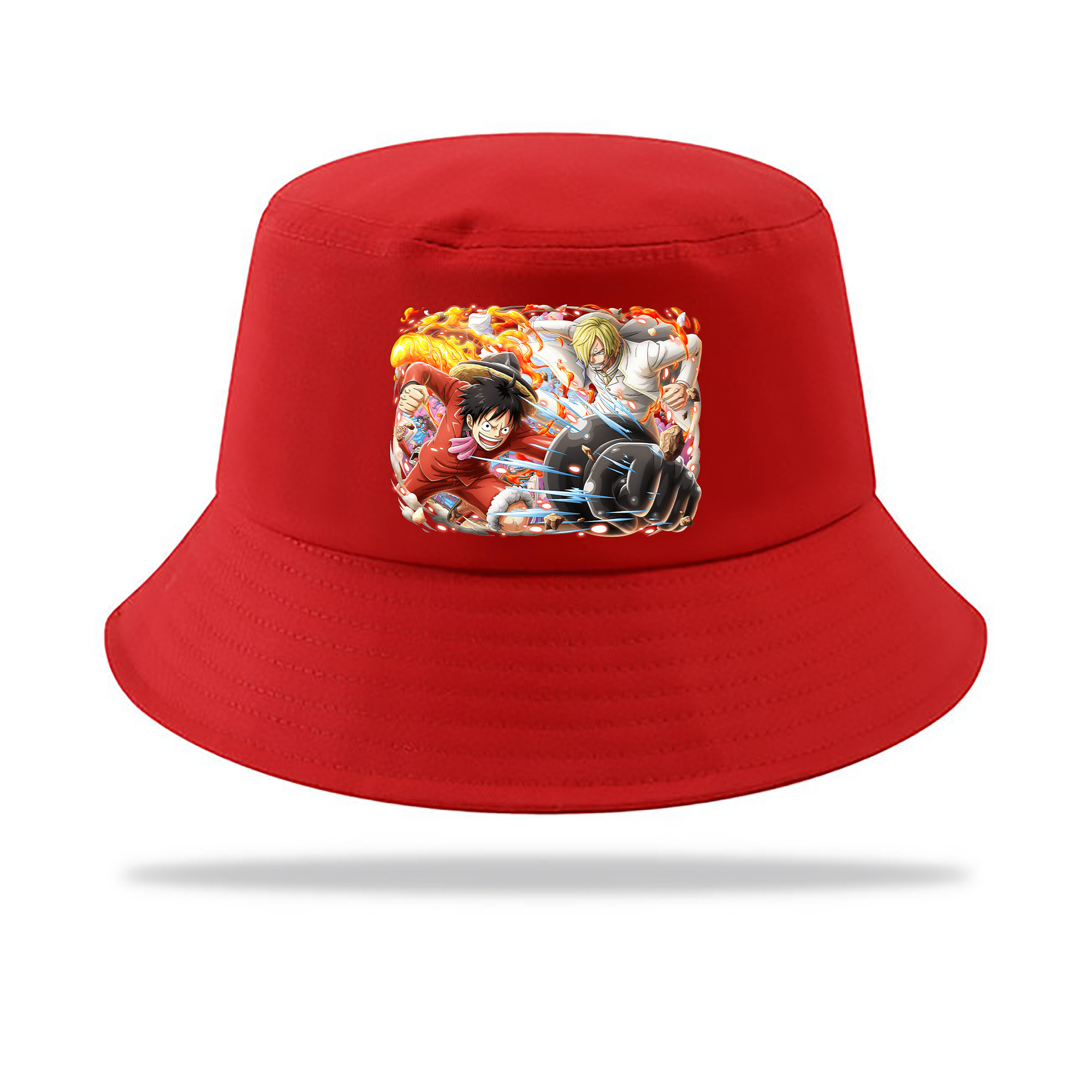 ワンピース モンキー・D・ルフィ ONE PIECE Monkey D. Luffy アウトドア日除けバケットハット