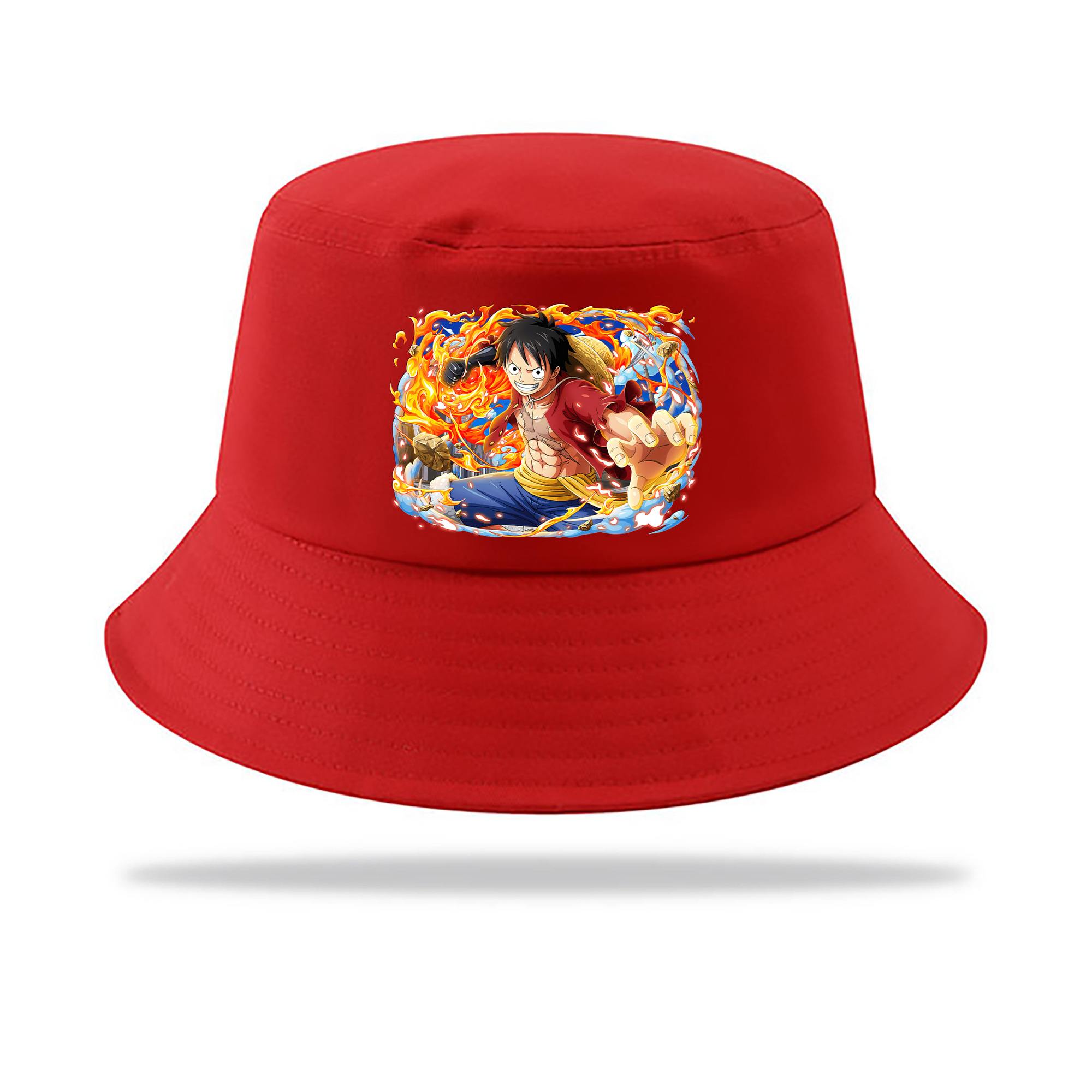 ワンピース モンキー・D・ルフィ ONE PIECE Monkey D. Luffy アウトドア日除けバケットハット