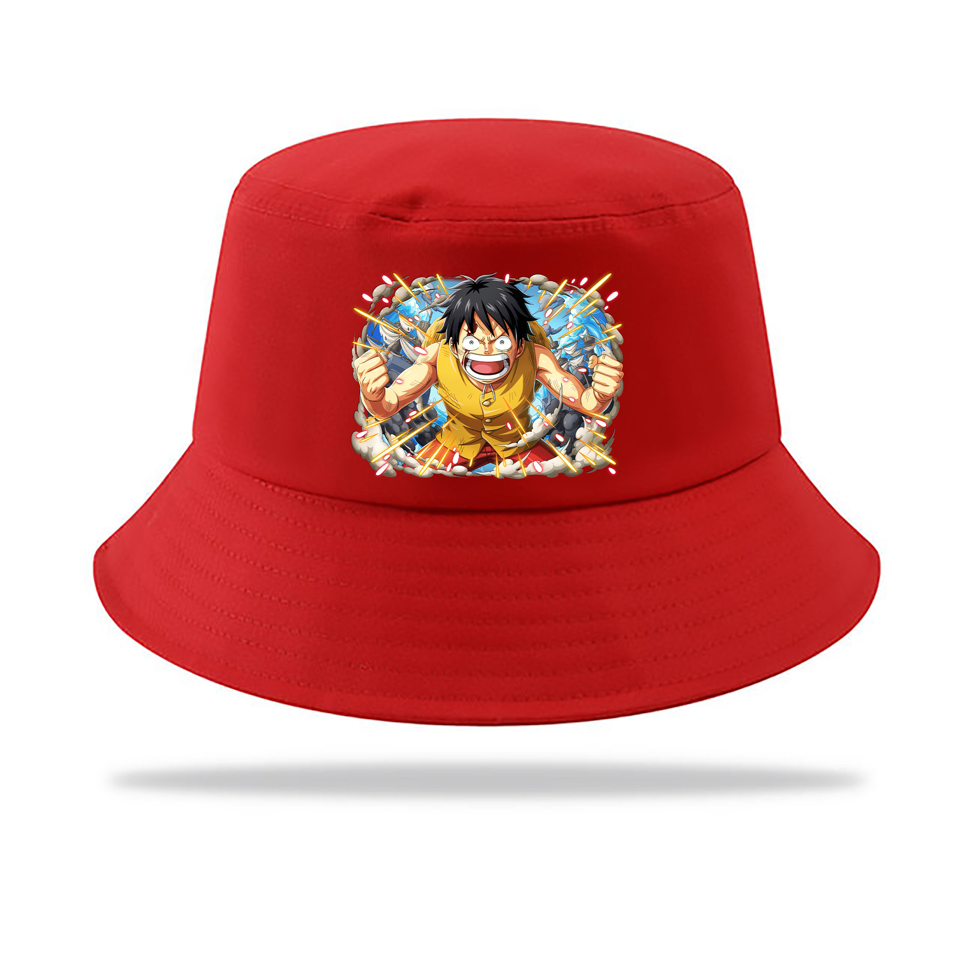 ワンピース モンキー・D・ルフィ ONE PIECE Monkey D. Luffy アウトドア日除けバケットハット