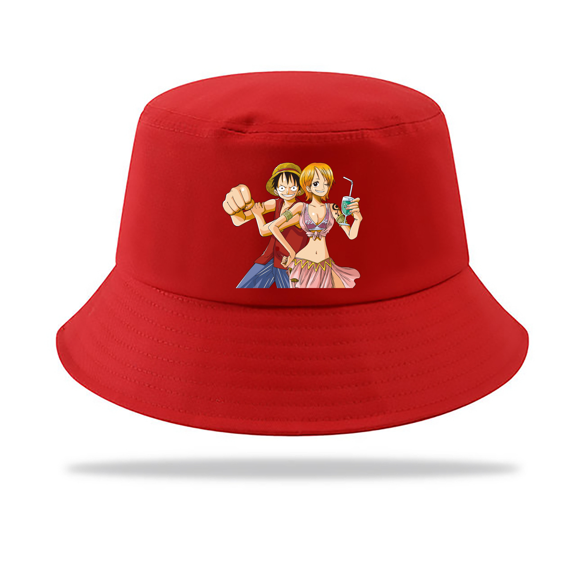 ワンピース モンキー・D・ルフィ ONE PIECE Monkey D. Luffy アウトドア日除けバケットハット