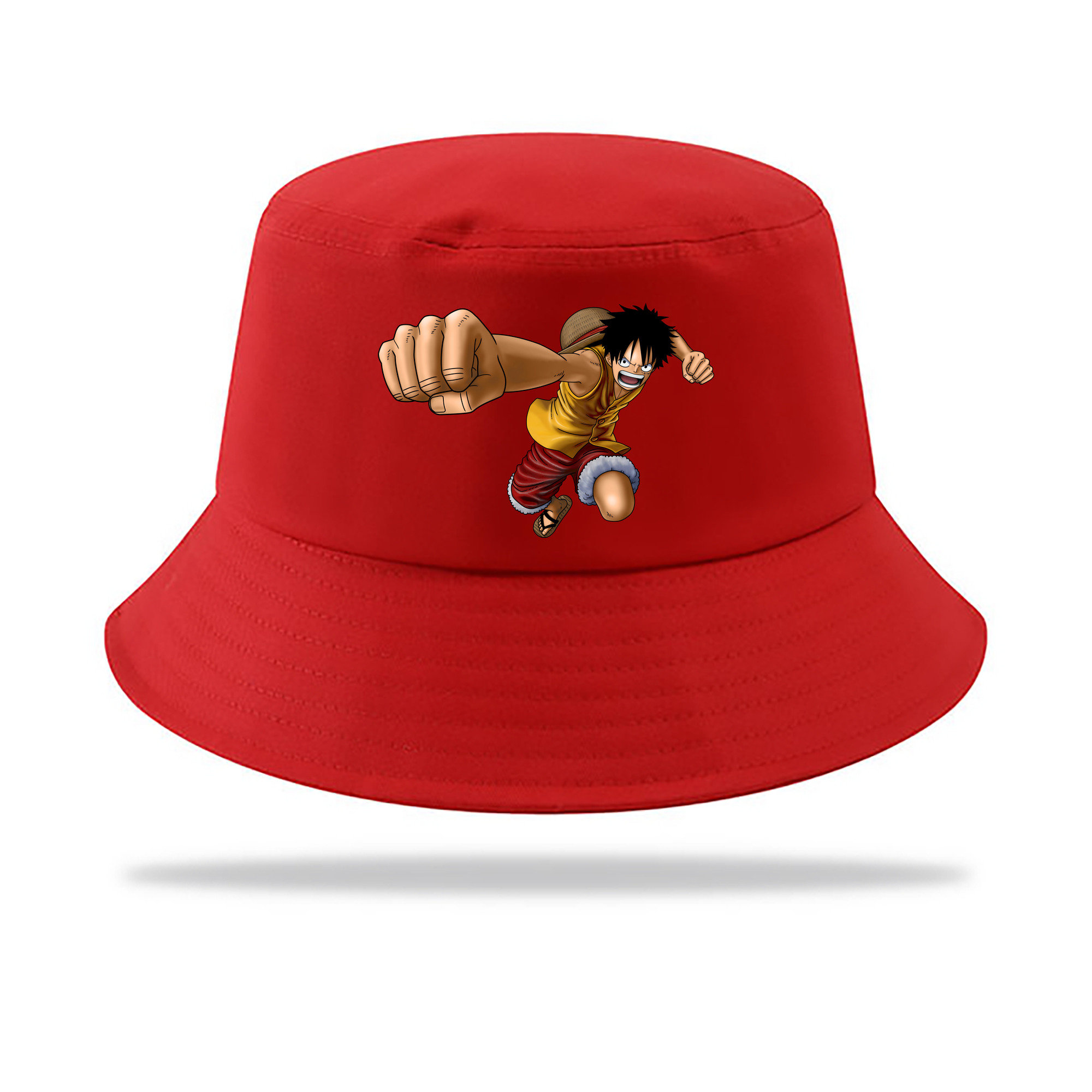 ワンピース モンキー・D・ルフィ ONE PIECE Monkey D. Luffy アウトドア日除けバケットハット