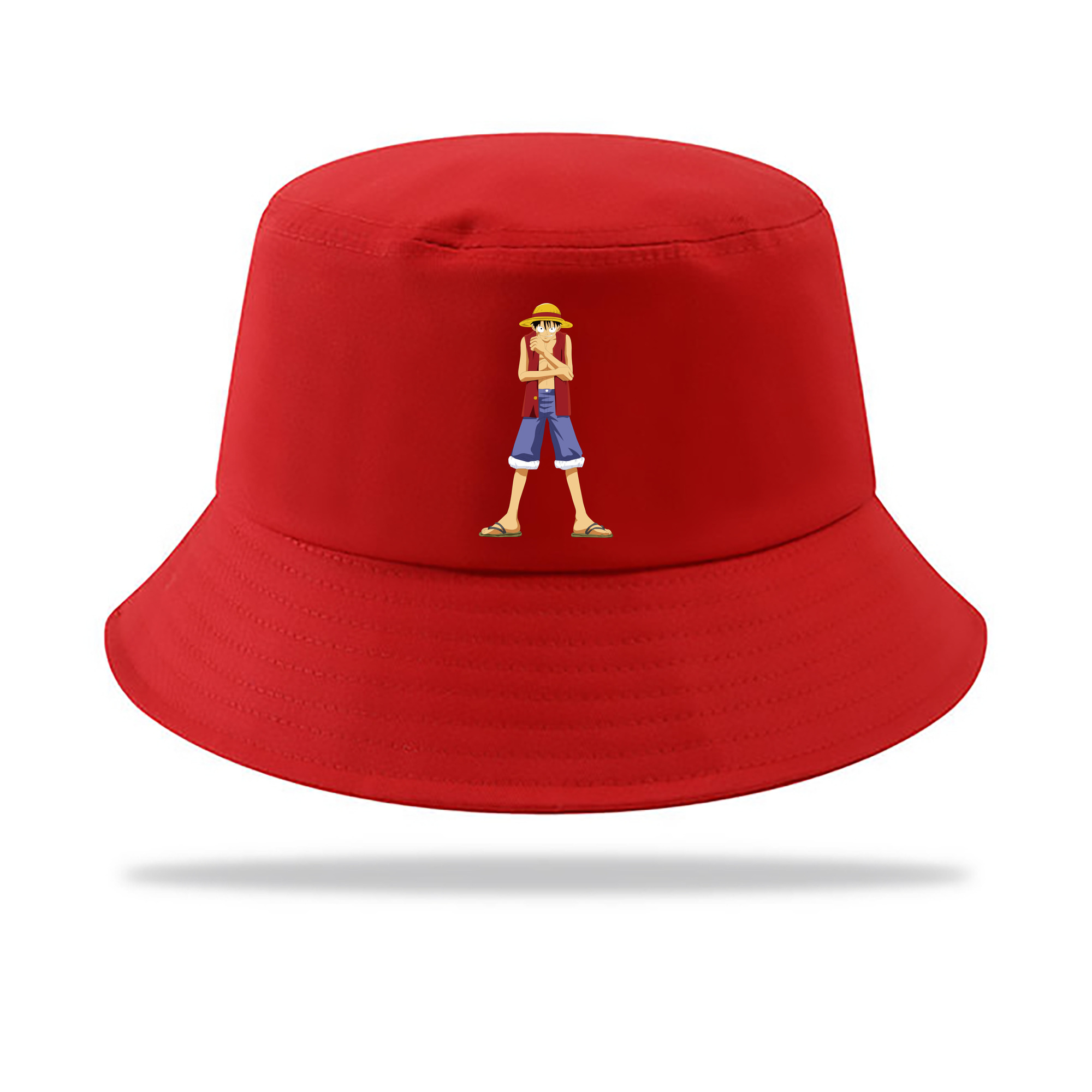 ワンピース モンキー・D・ルフィ ONE PIECE Monkey D. Luffy アウトドア日除けバケットハット