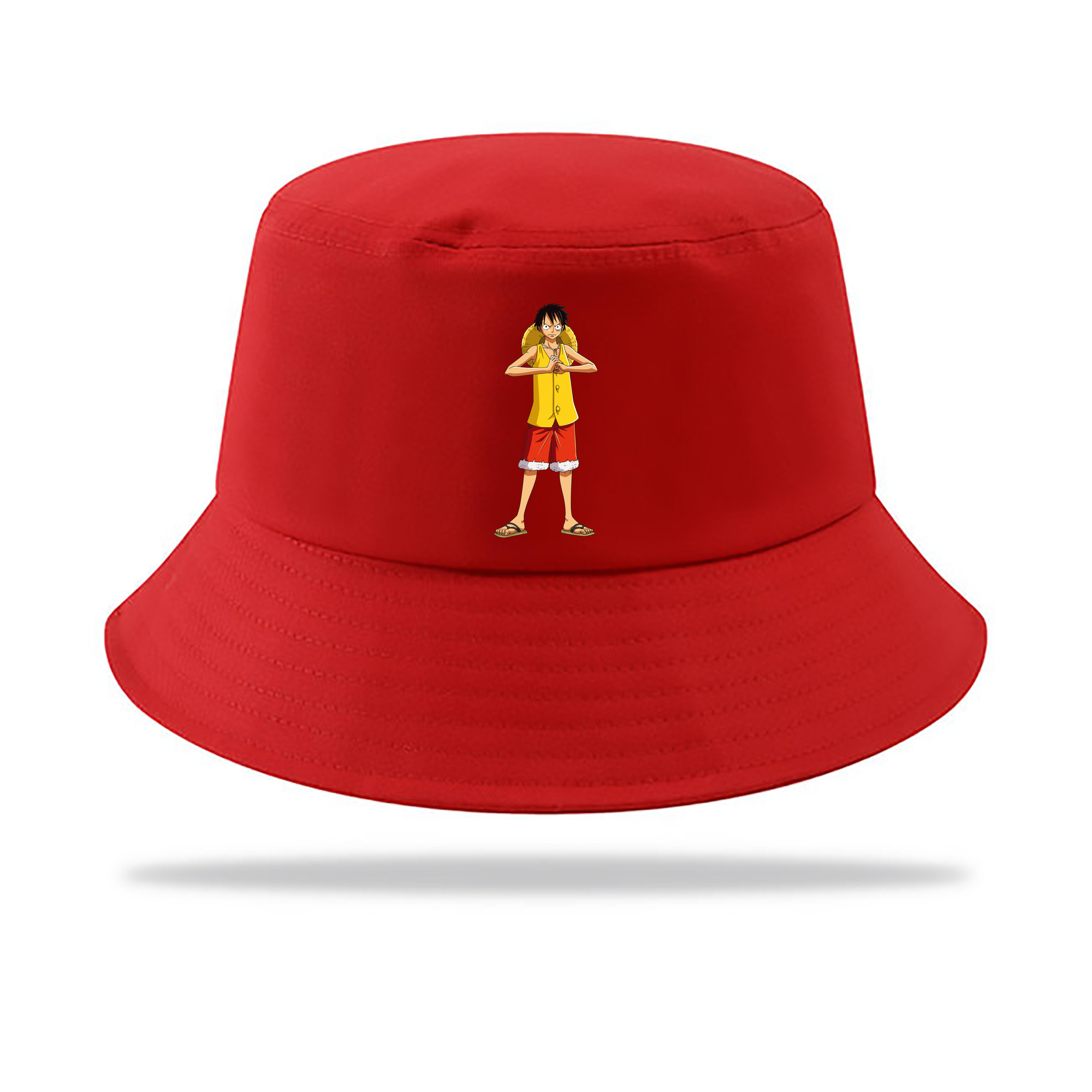 ワンピース モンキー・D・ルフィ ONE PIECE Monkey D. Luffy アウトドア日除けバケットハット