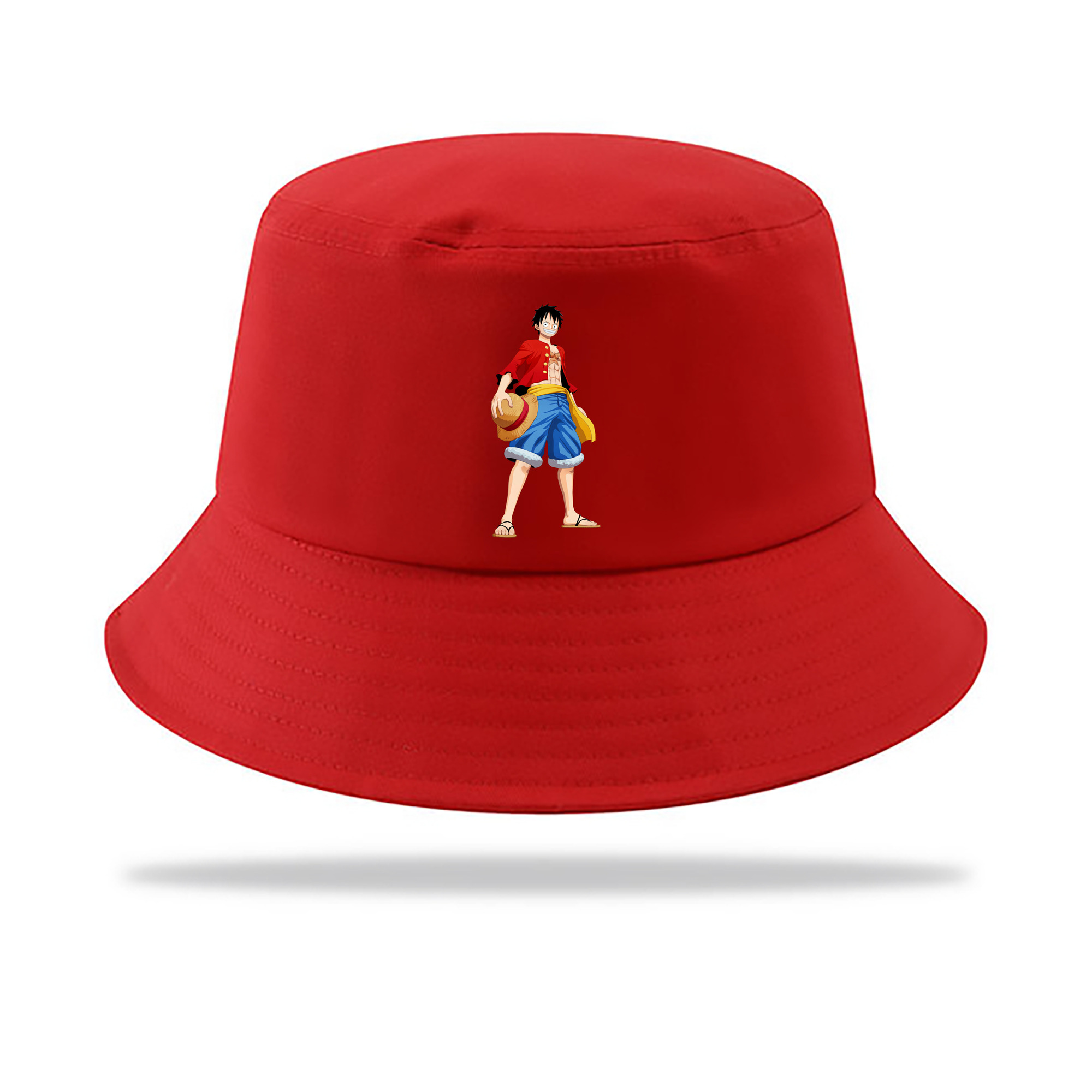 ワンピース モンキー・D・ルフィ ONE PIECE Monkey D. Luffy アウトドア日除けバケットハット