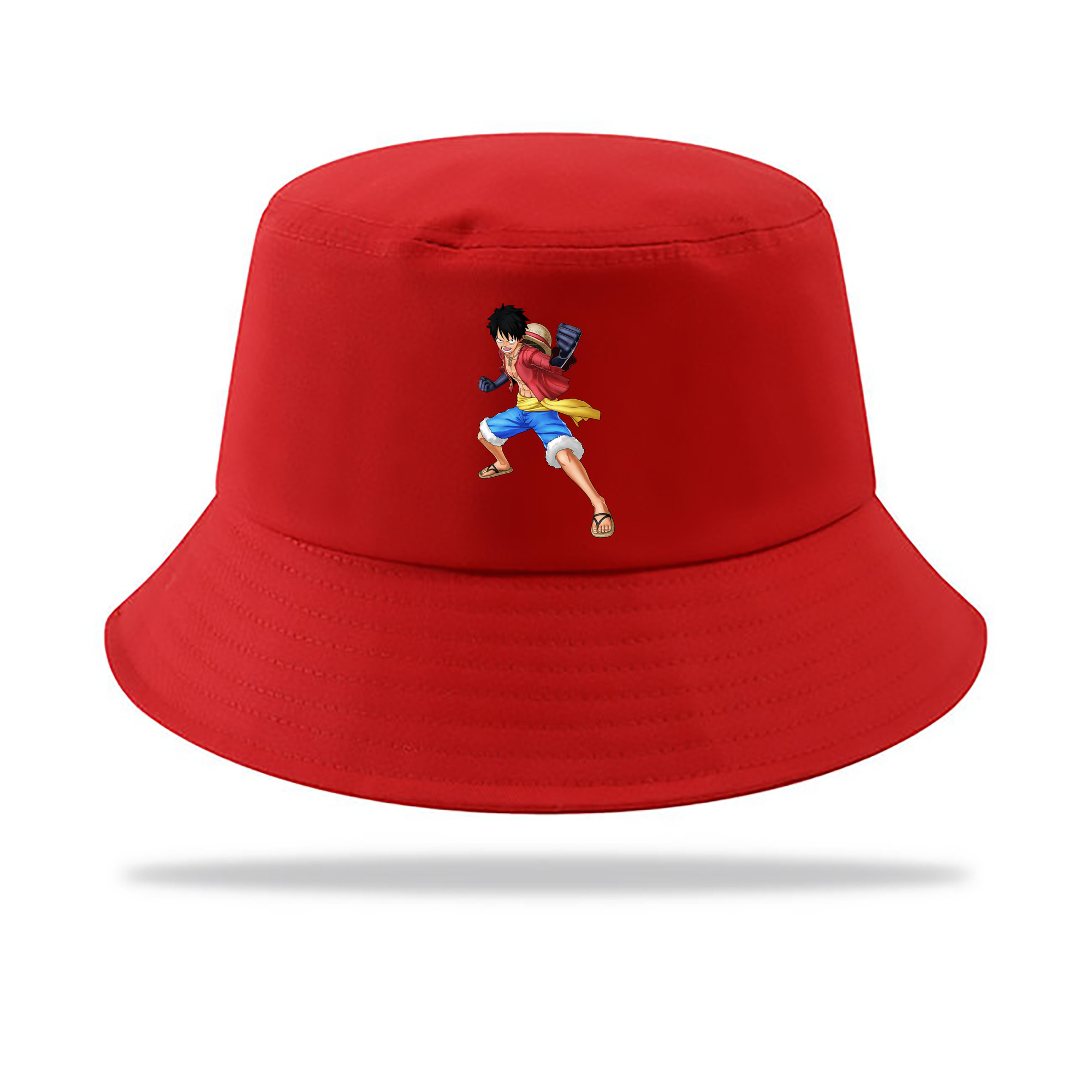 ワンピース モンキー・D・ルフィ ONE PIECE Monkey D. Luffy アウトドア日除けバケットハット