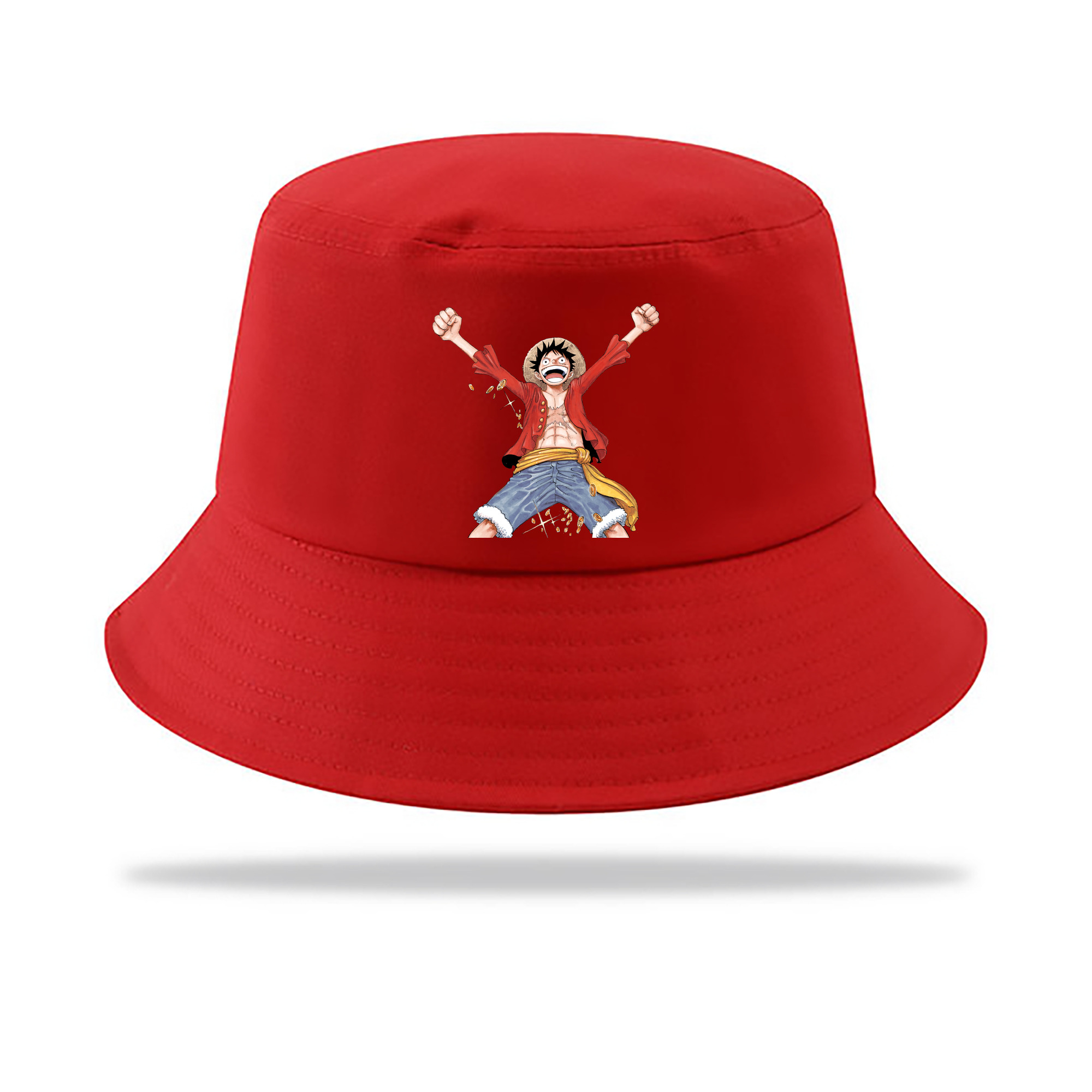 ワンピース モンキー・D・ルフィ ONE PIECE Monkey D. Luffy アウトドア日除けバケットハット
