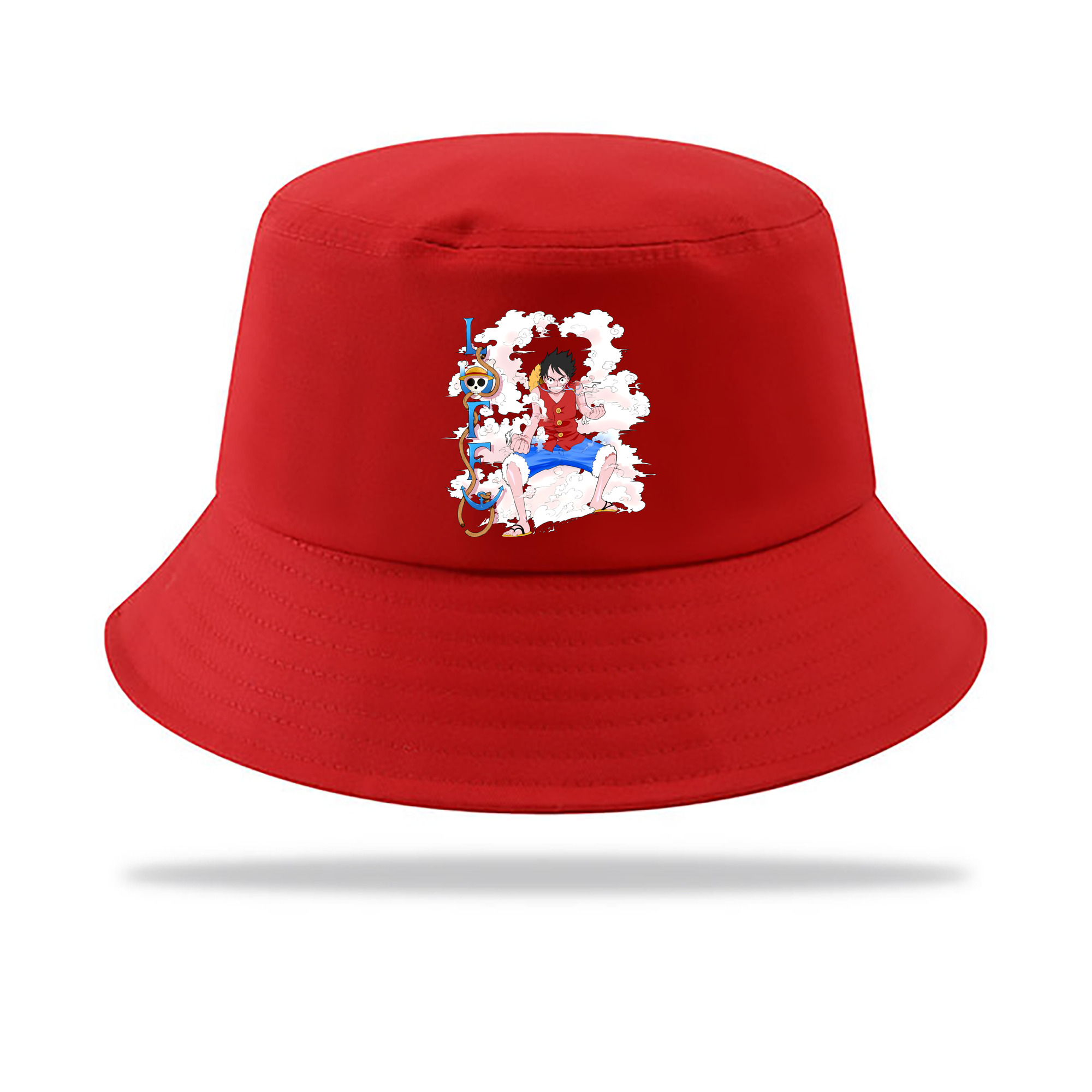 ワンピース モンキー・D・ルフィ ONE PIECE Monkey D. Luffy アウトドア日除けバケットハット