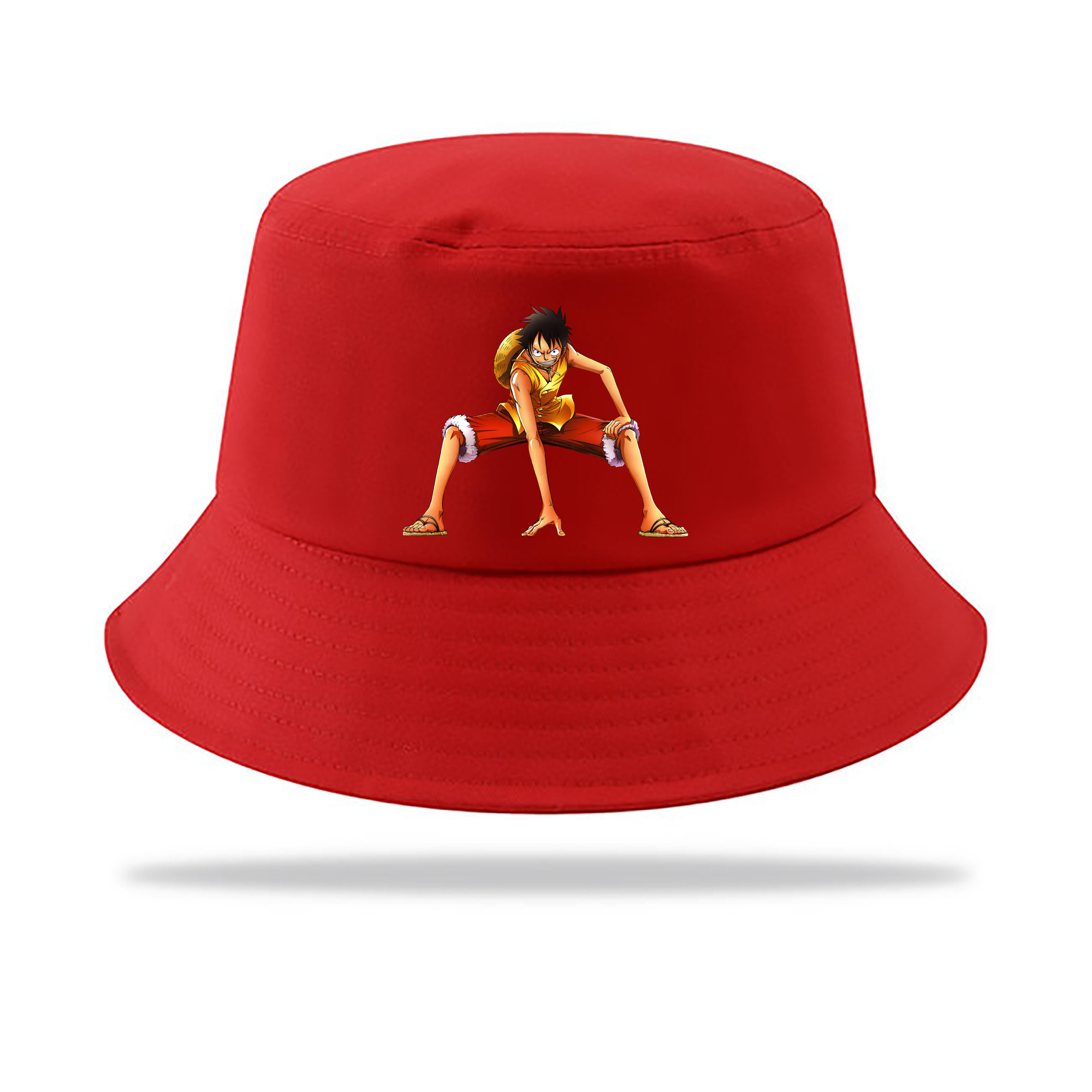 ワンピース モンキー・D・ルフィ ONE PIECE Monkey D. Luffy アウトドア日除けバケットハット