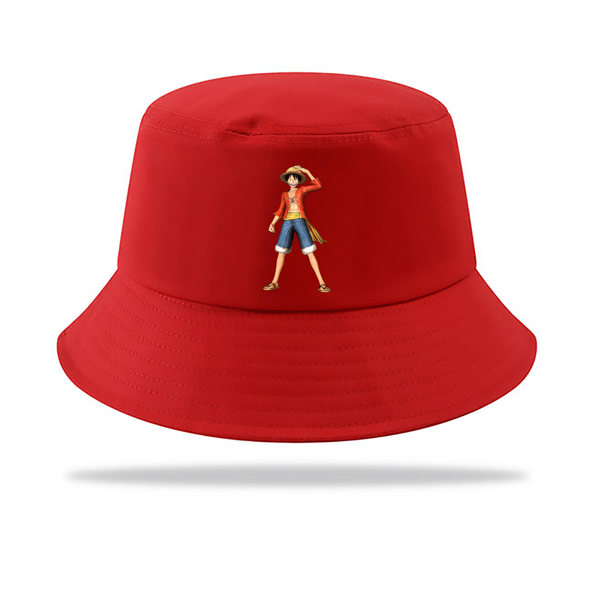 ワンピース モンキー・D・ルフィ ONE PIECE Monkey D. Luffy アウトドア日除けバケットハット