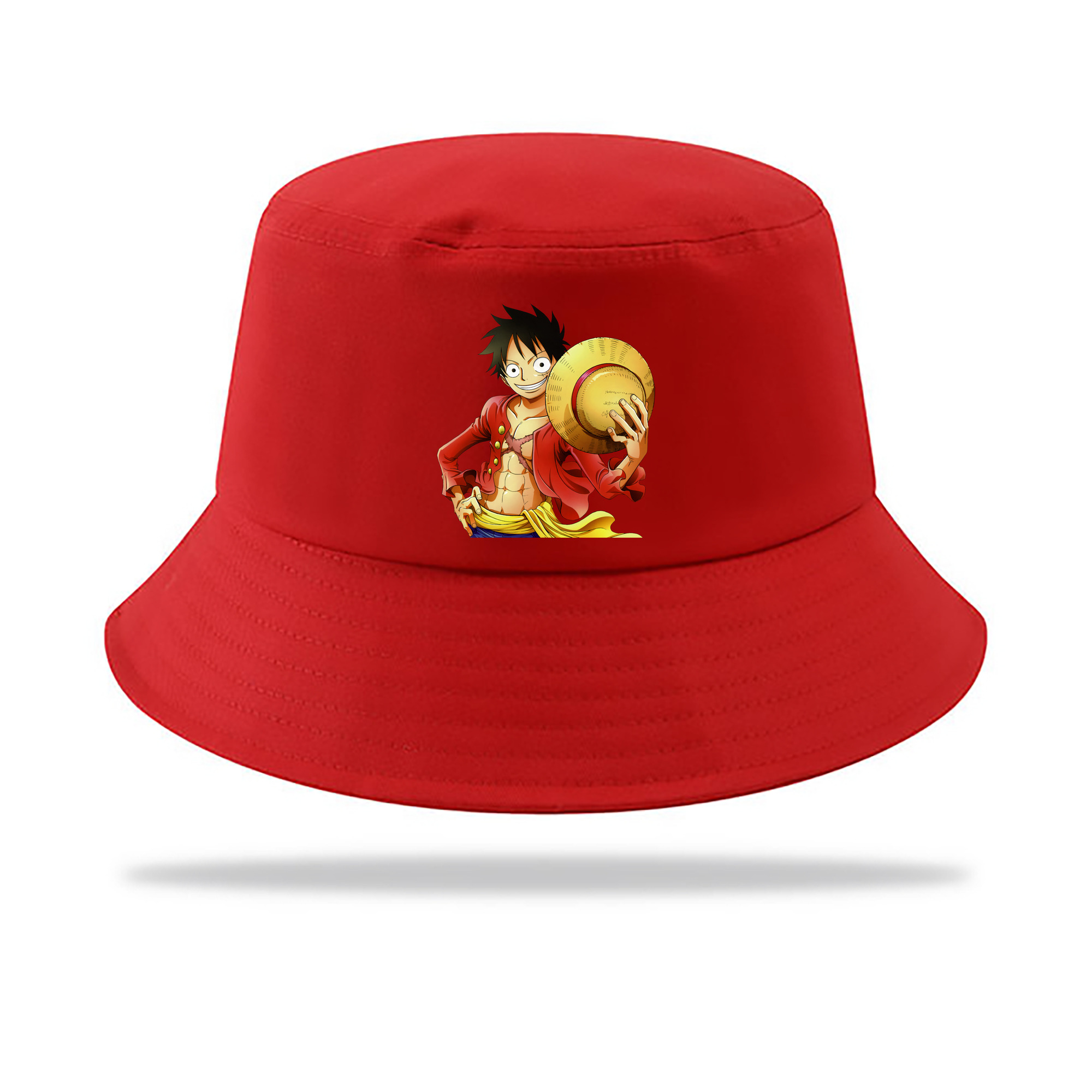 ワンピース モンキー・D・ルフィ ONE PIECE Monkey D. Luffy アウトドア日除けバケットハット