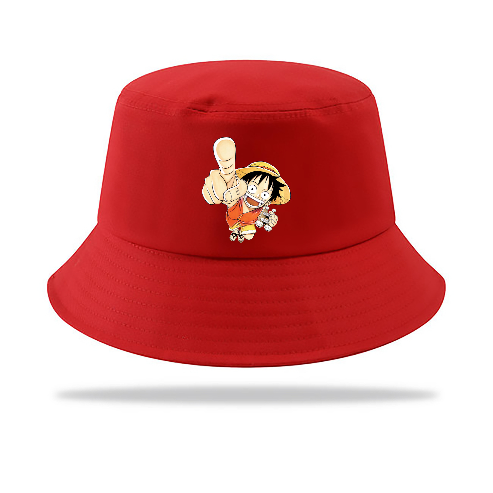 ワンピース モンキー・D・ルフィ ONE PIECE Monkey D. Luffy アウトドア日除けバケットハット