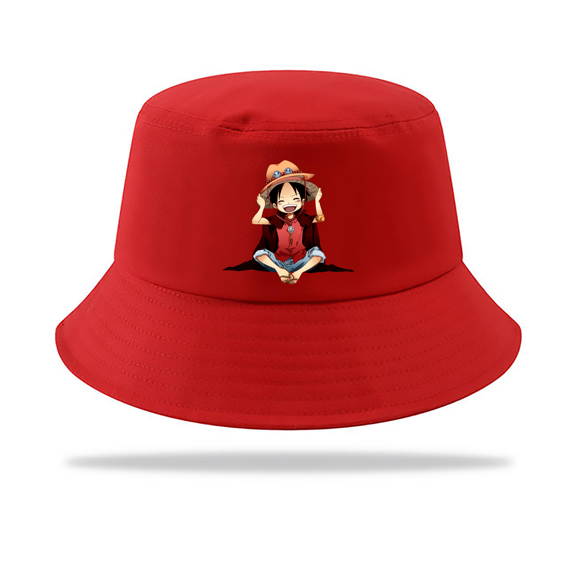 ワンピース モンキー・D・ルフィ ONE PIECE Monkey D. Luffy アウトドア日除けバケットハット